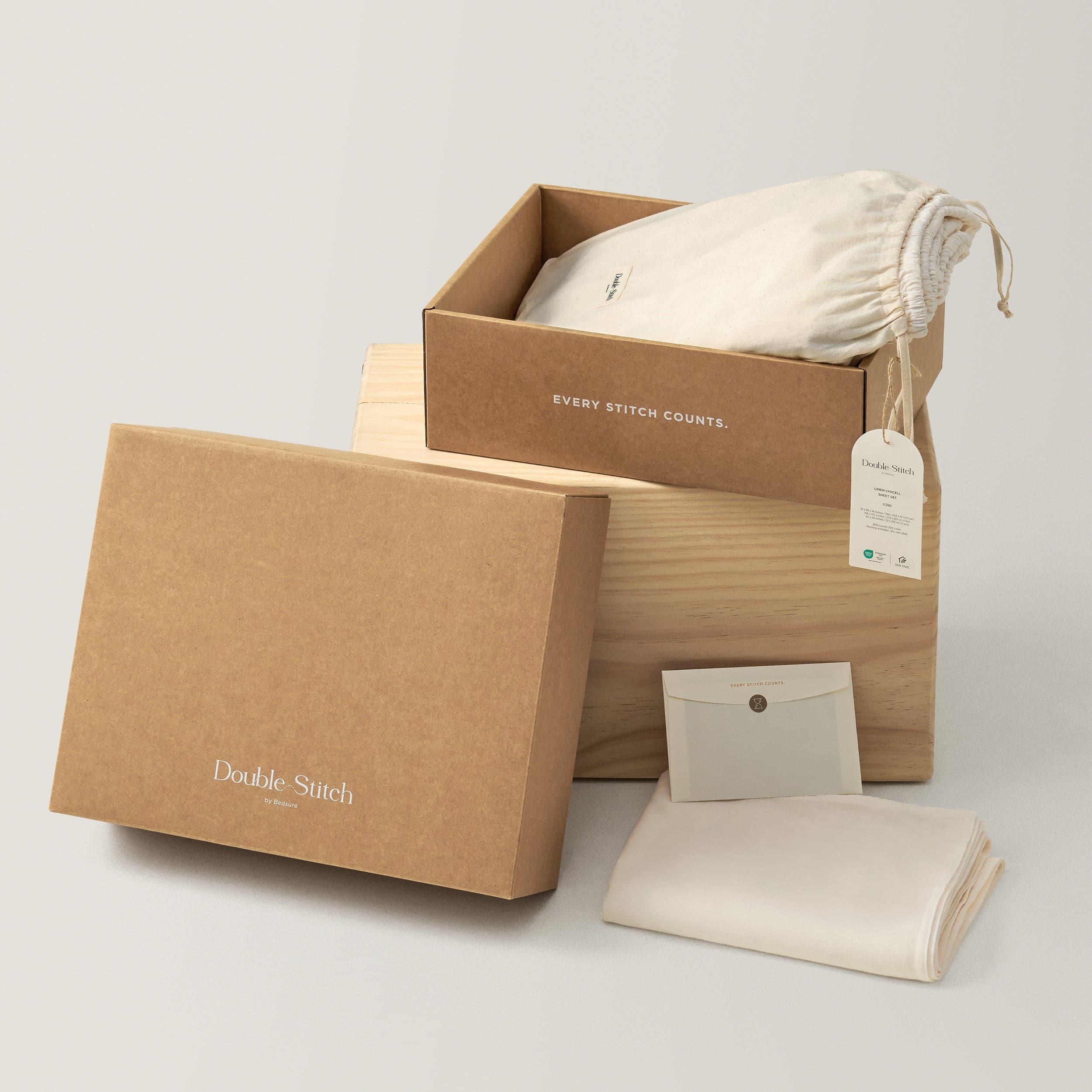 Linen TENCEL™ Lyocell Sheet Set - Double Stitch By Bedsure