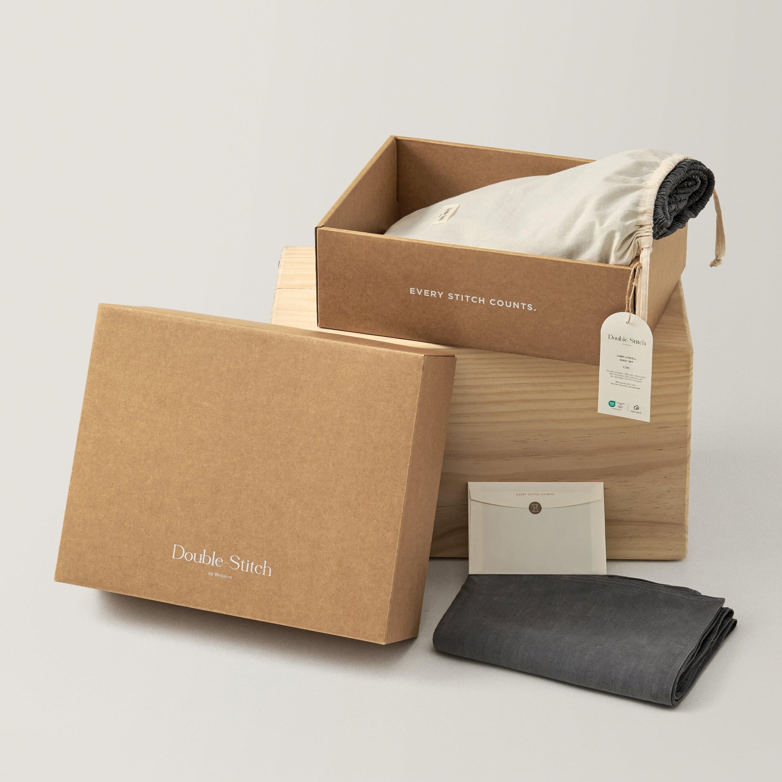 Linen TENCEL™ Lyocell Sheet Set - Double Stitch By Bedsure