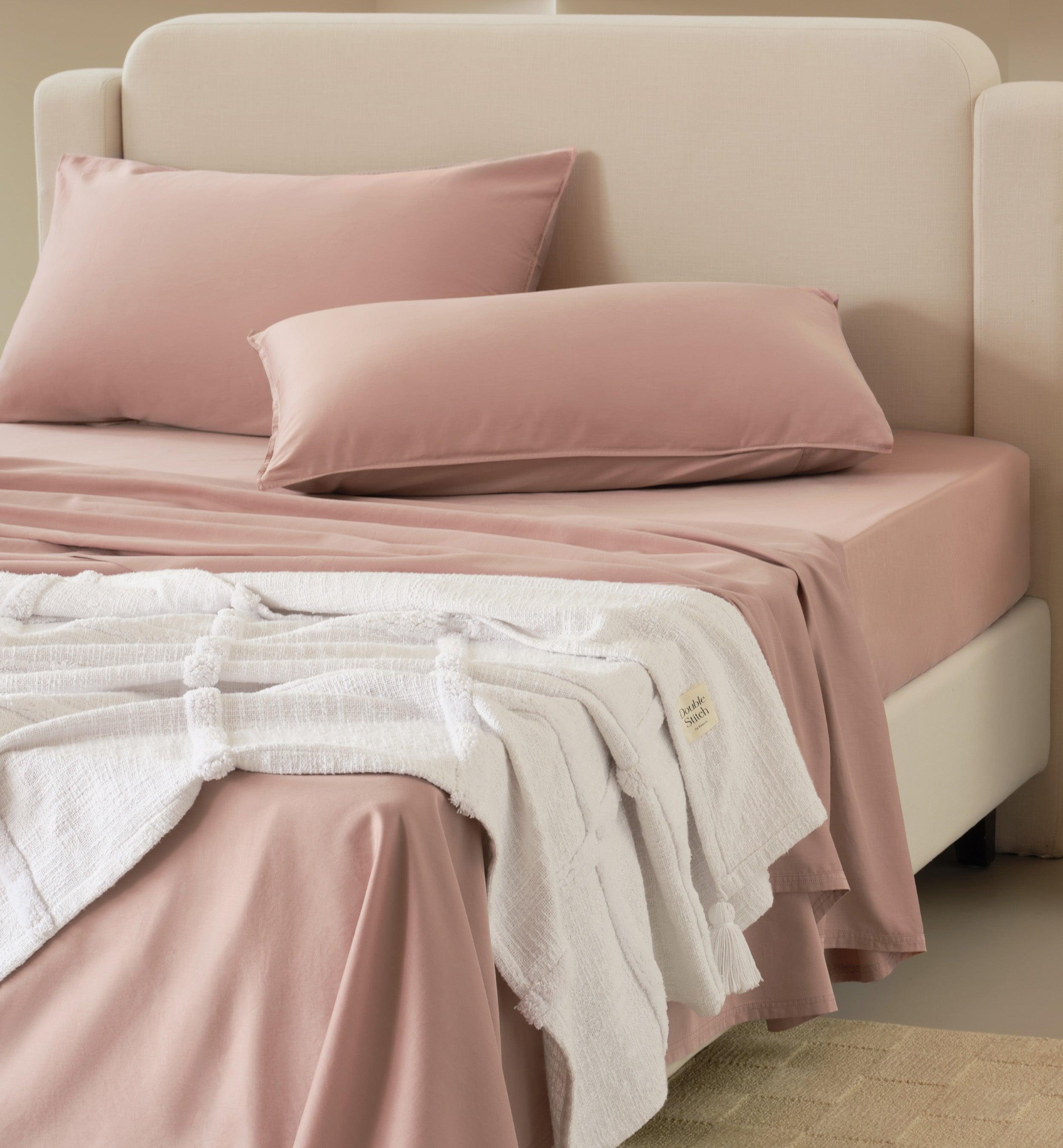 Cotton TENCEL™ Sateen Fitted Sheet - Double Stitch By Bedsure