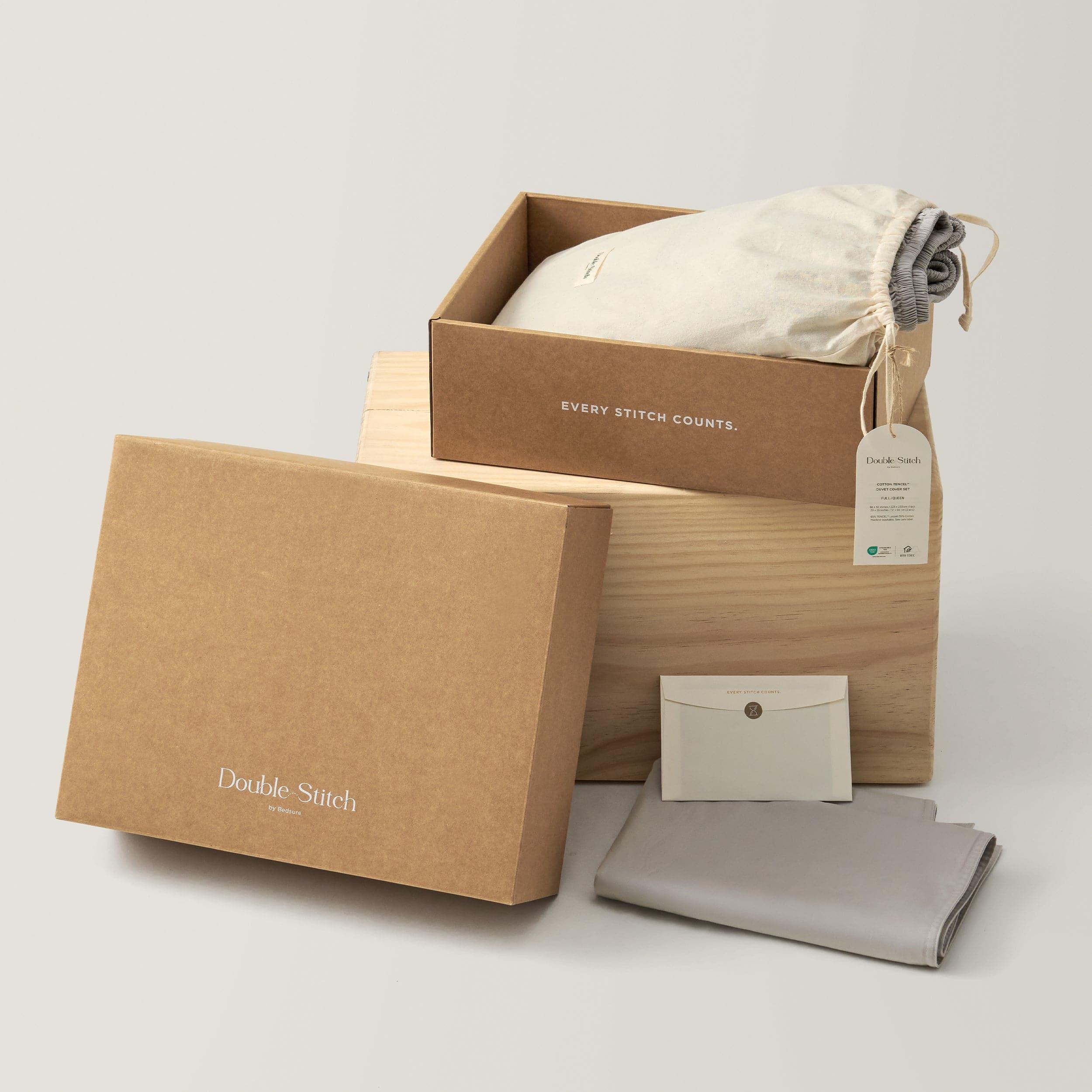 Cotton TENCEL™ Sateen Sheet Set - Double Stitch By Bedsure