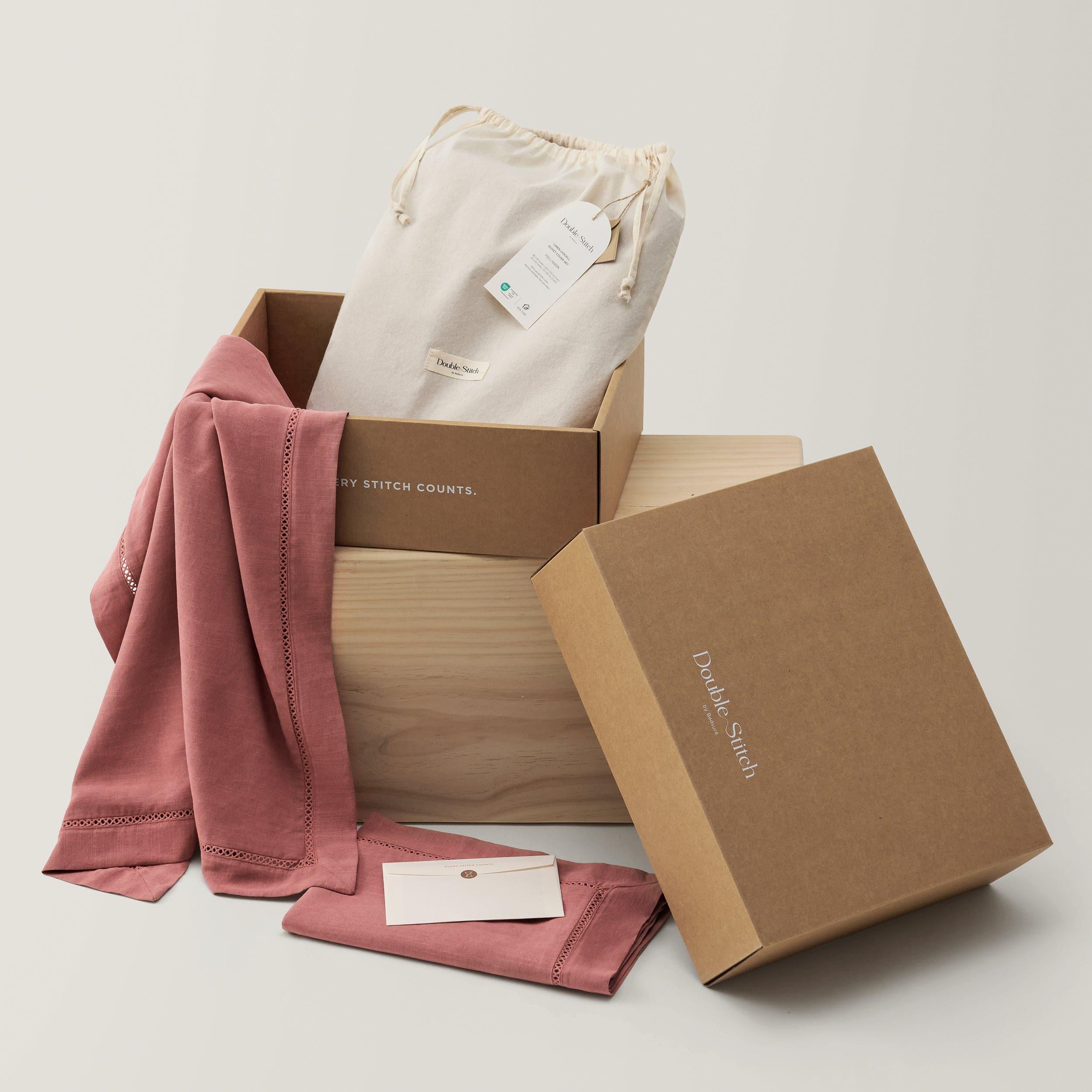 Linen TENCEL™ Lyocell Duvet Cover Set - Double Stitch By Bedsure