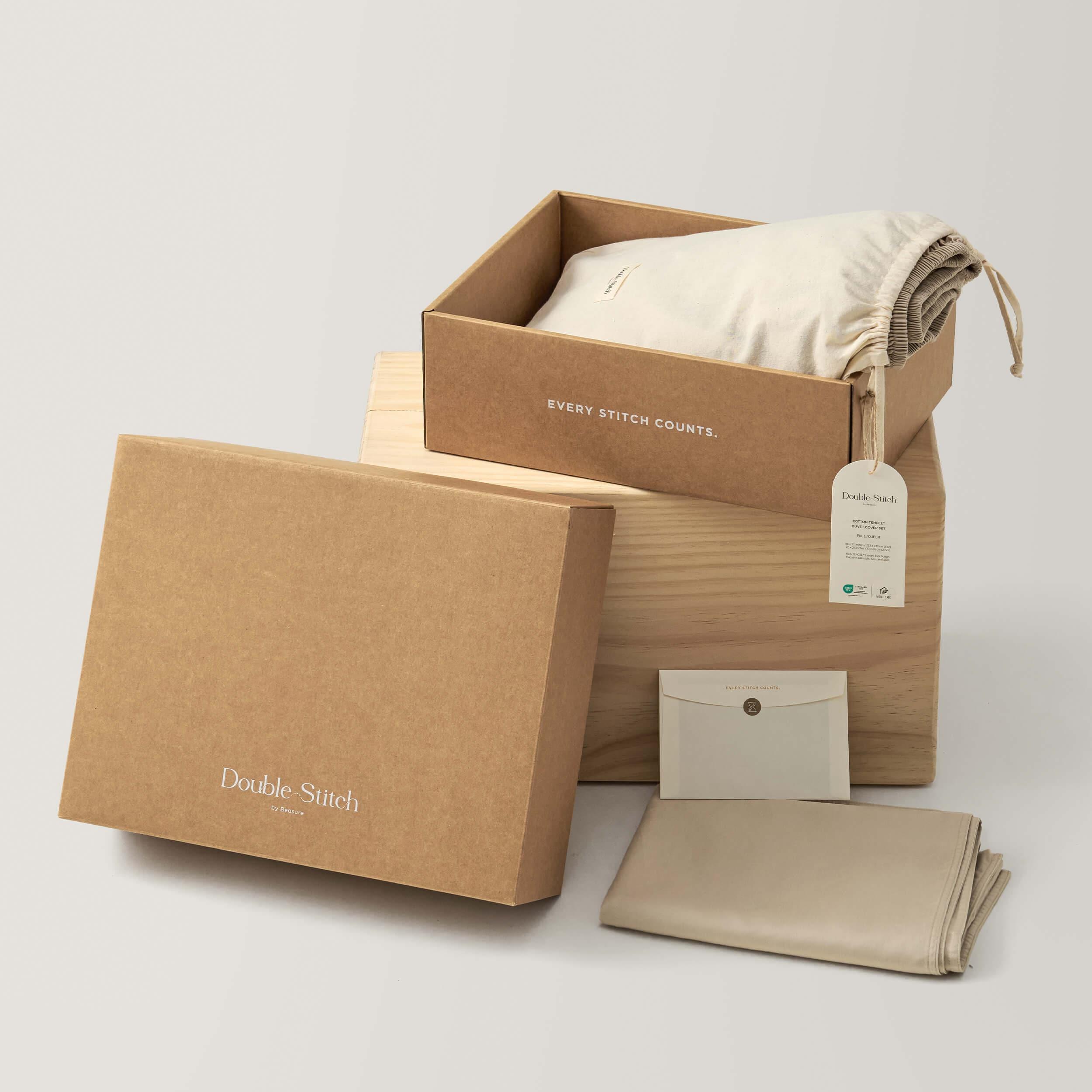 Cotton TENCEL™ Sateen Sheet Set - Double Stitch By Bedsure