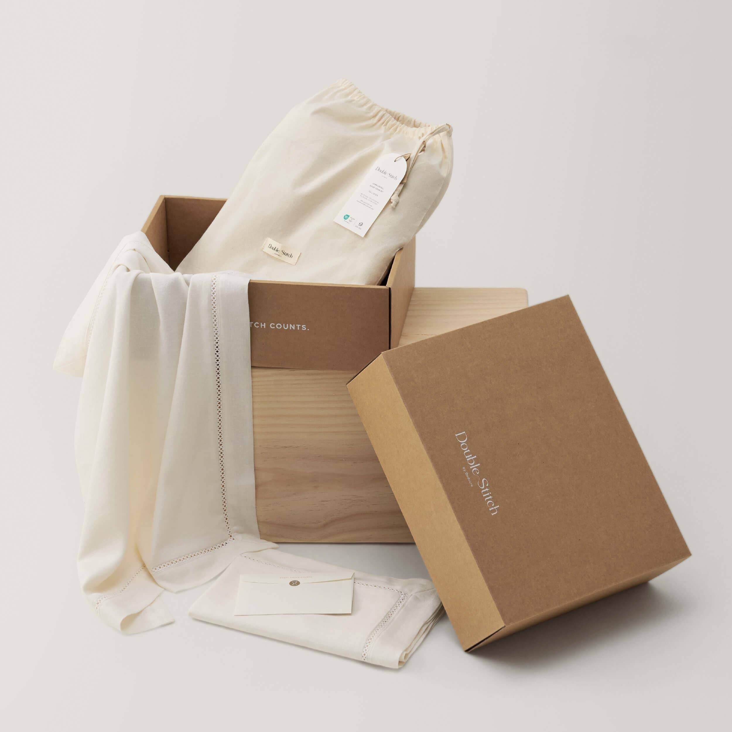 Linen TENCEL™ Lyocell Duvet Cover Set - Double Stitch By Bedsure