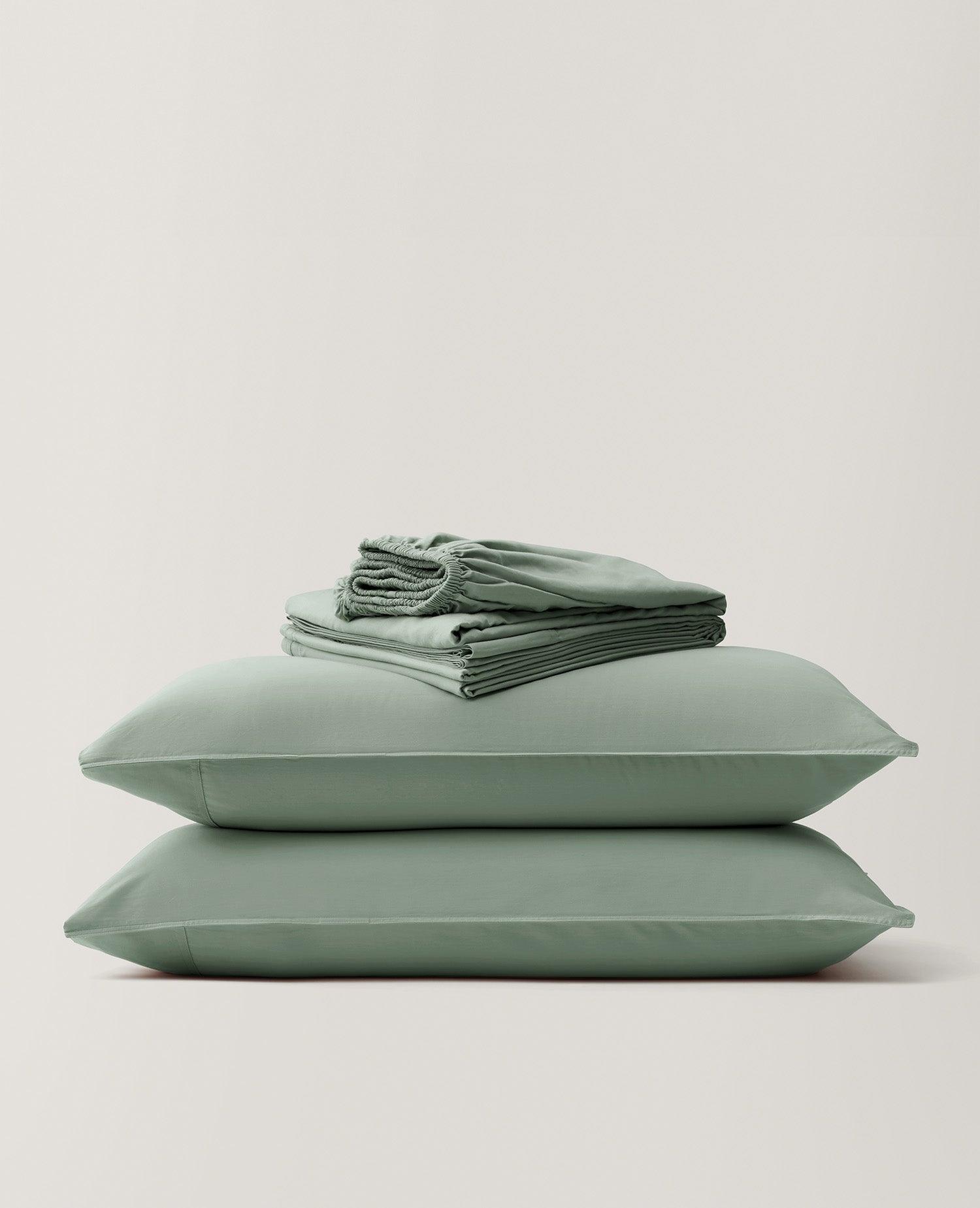 Cotton TENCEL™ Sateen Sheet Set - Double Stitch By Bedsure