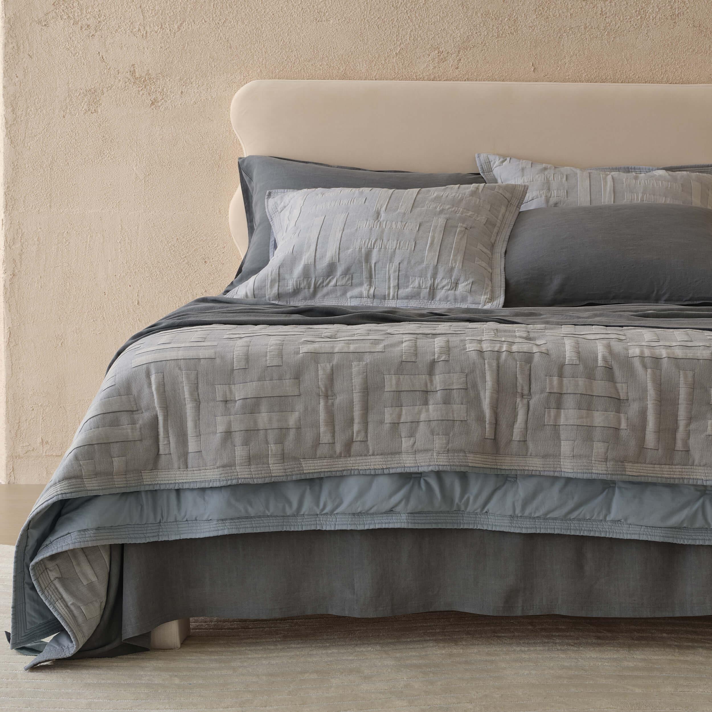Cotton Jacquard Quilt Set - Double Stitch By Bedsure
