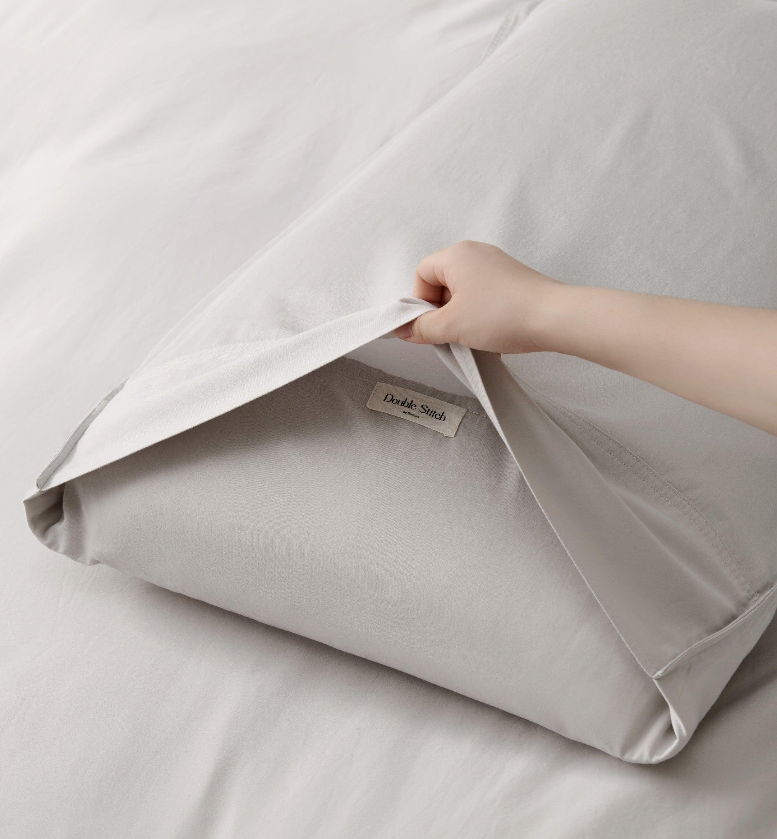 Cotton TENCEL™ Sateen Sheet Set - Double Stitch By Bedsure