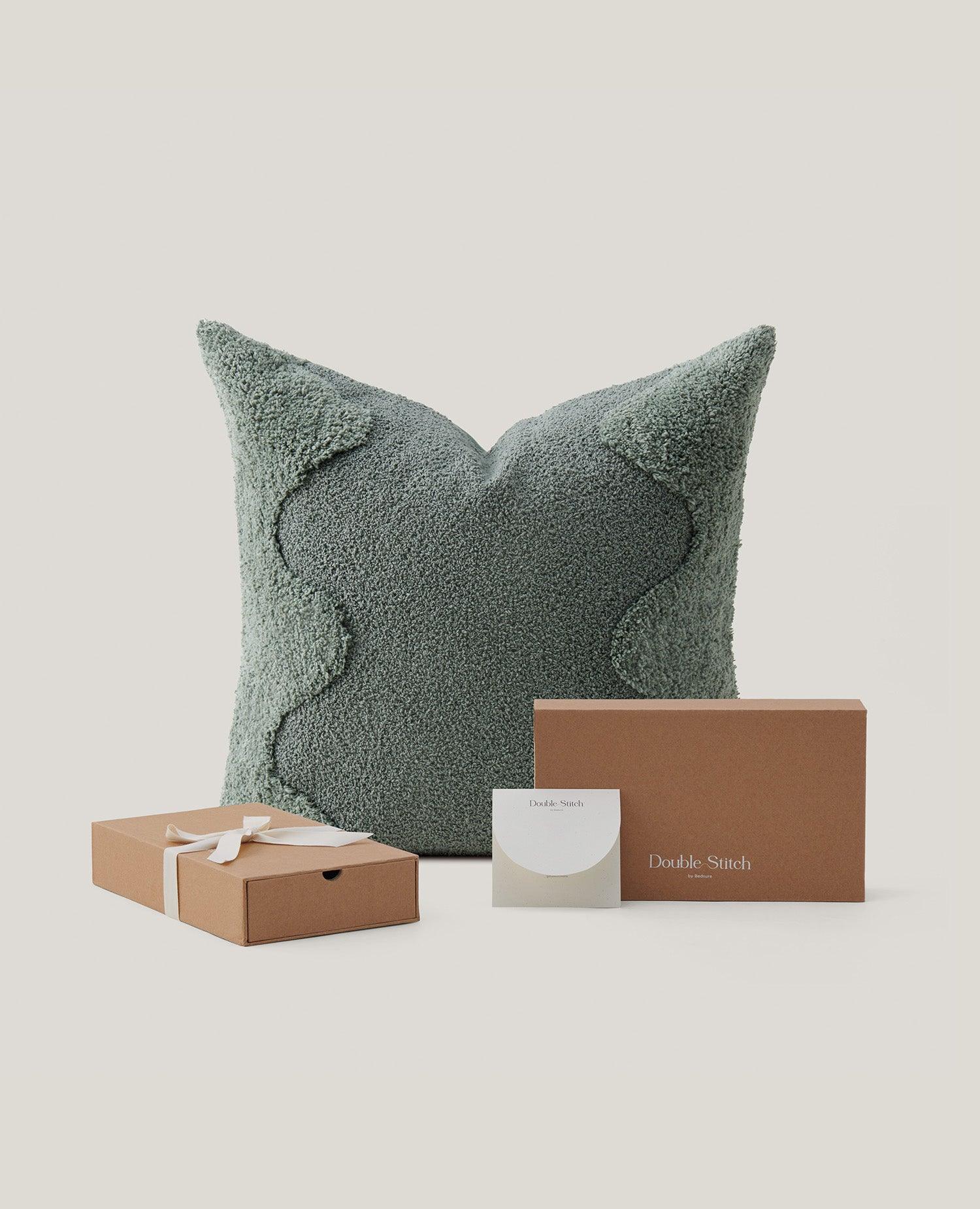 Tufted Cotton Wave Throw Pillow Cover - Double Stitch By Bedsure