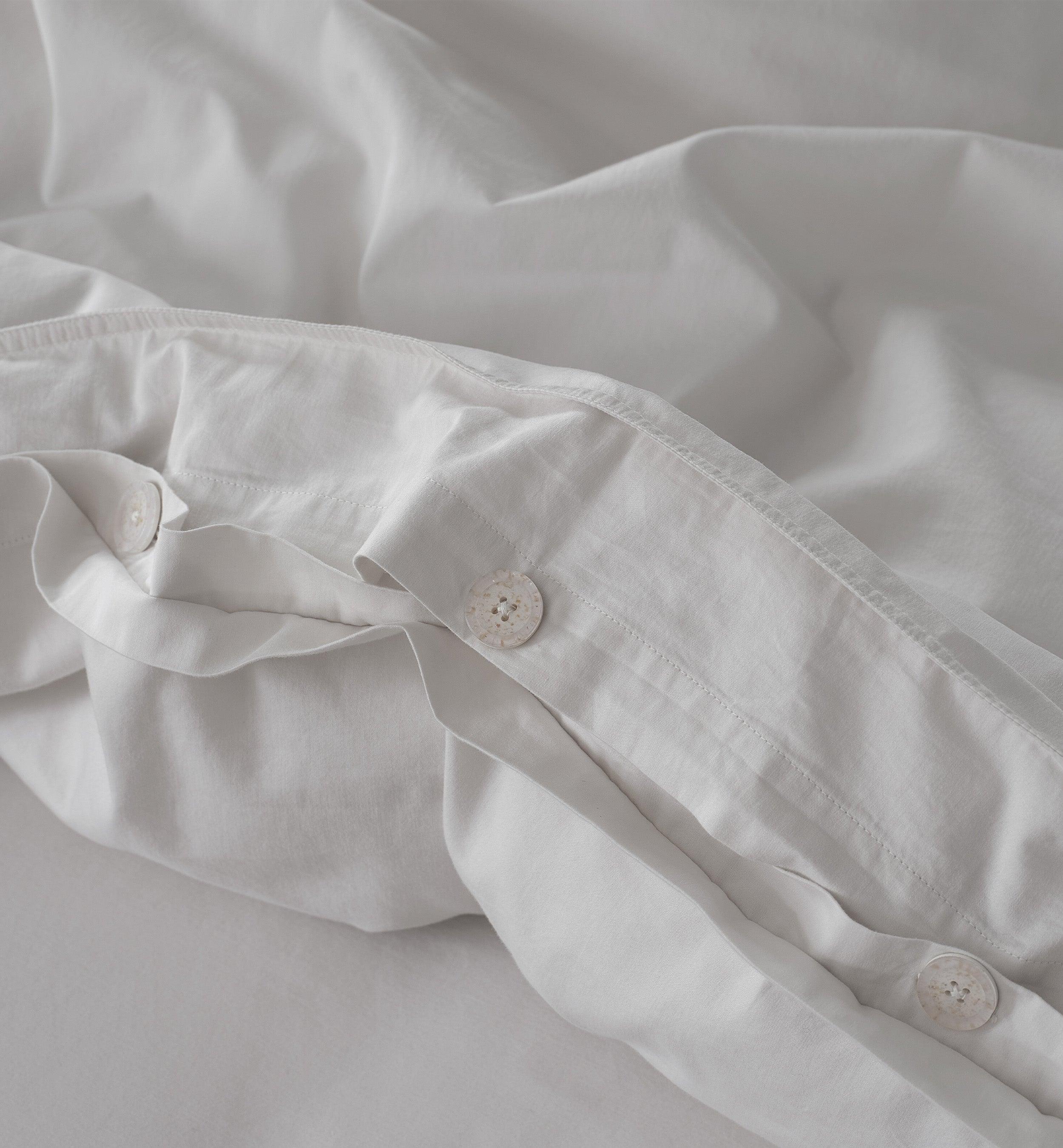 Organic Cotton Duvet Cover Set - Double Stitch By Bedsure