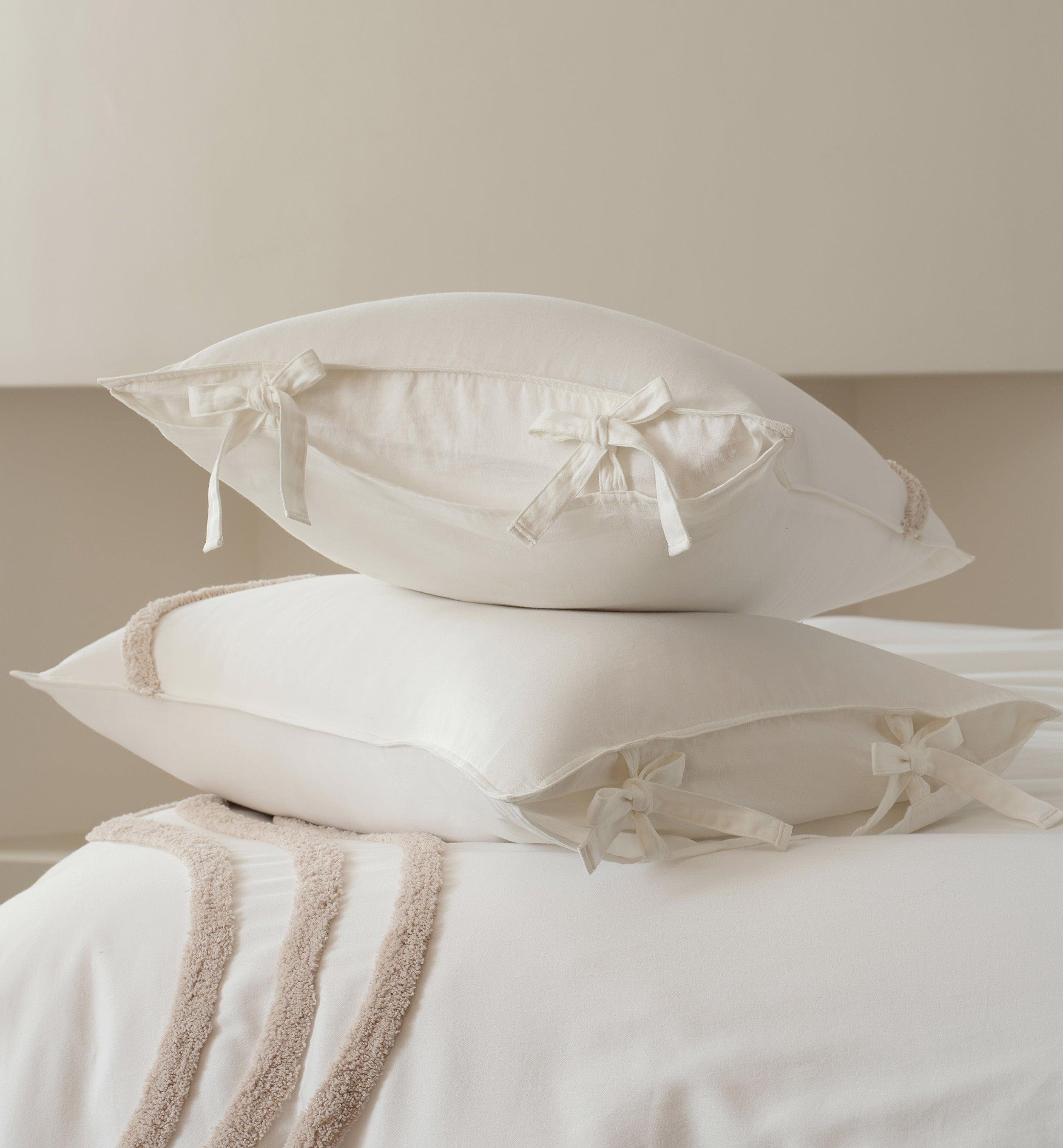 Cotton Tufted Duvet Cover Set - Double Stitch By Bedsure