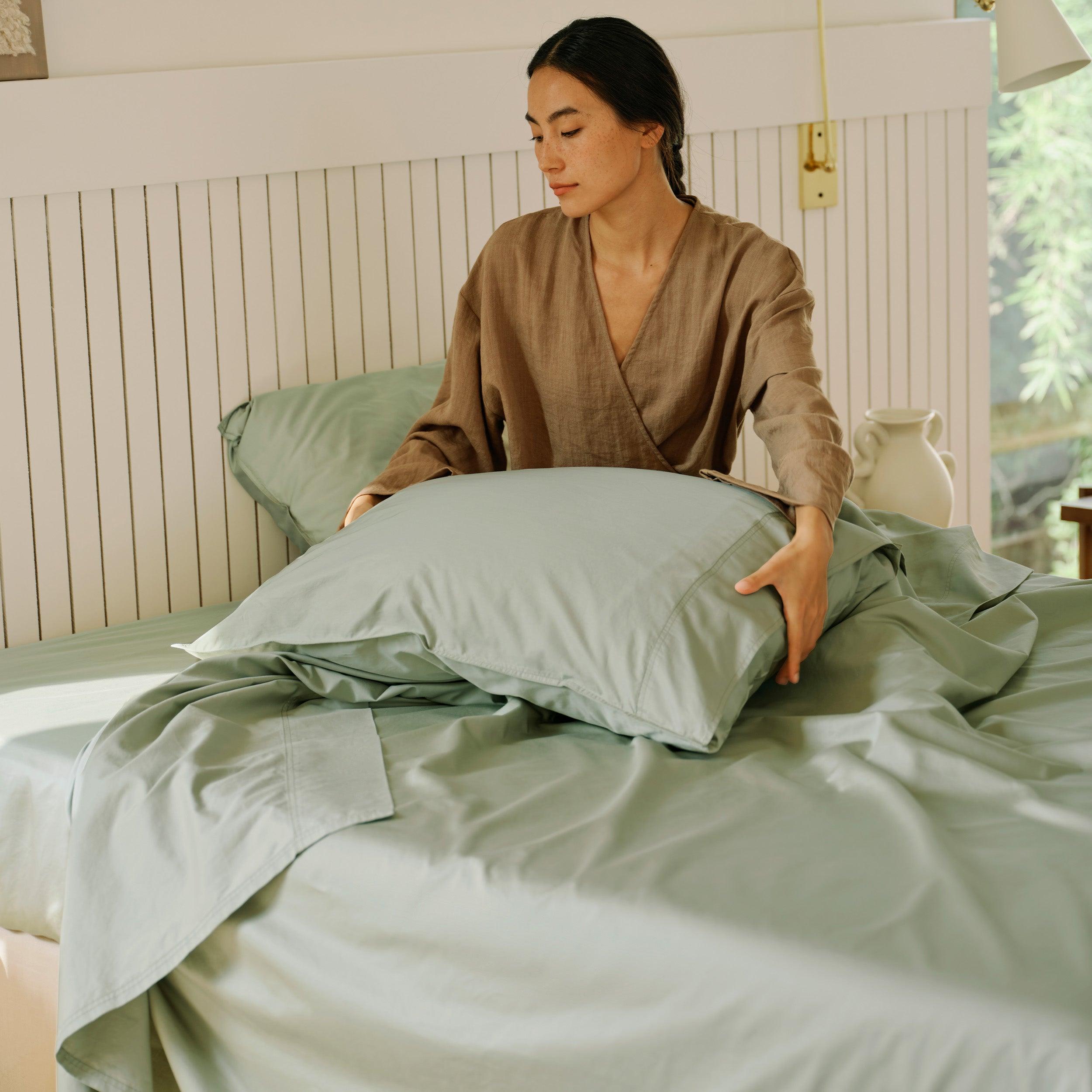 Pure Supima Cotton Sateen Sheet Set