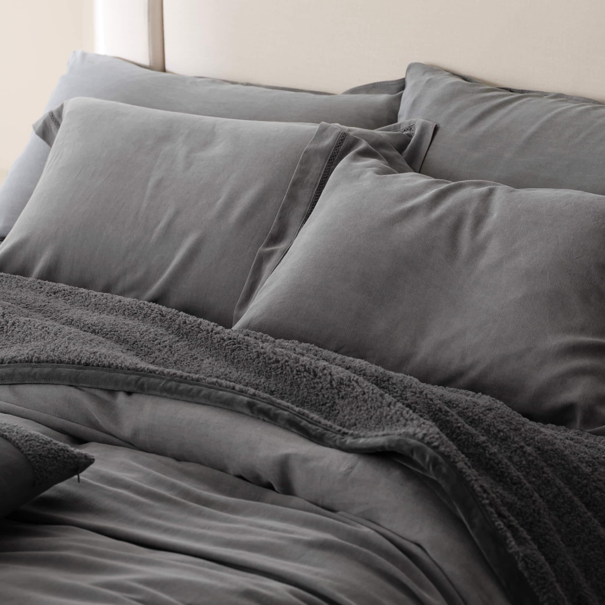 Linen TENCEL™ Lyocell Duvet Cover Set - Double Stitch By Bedsure