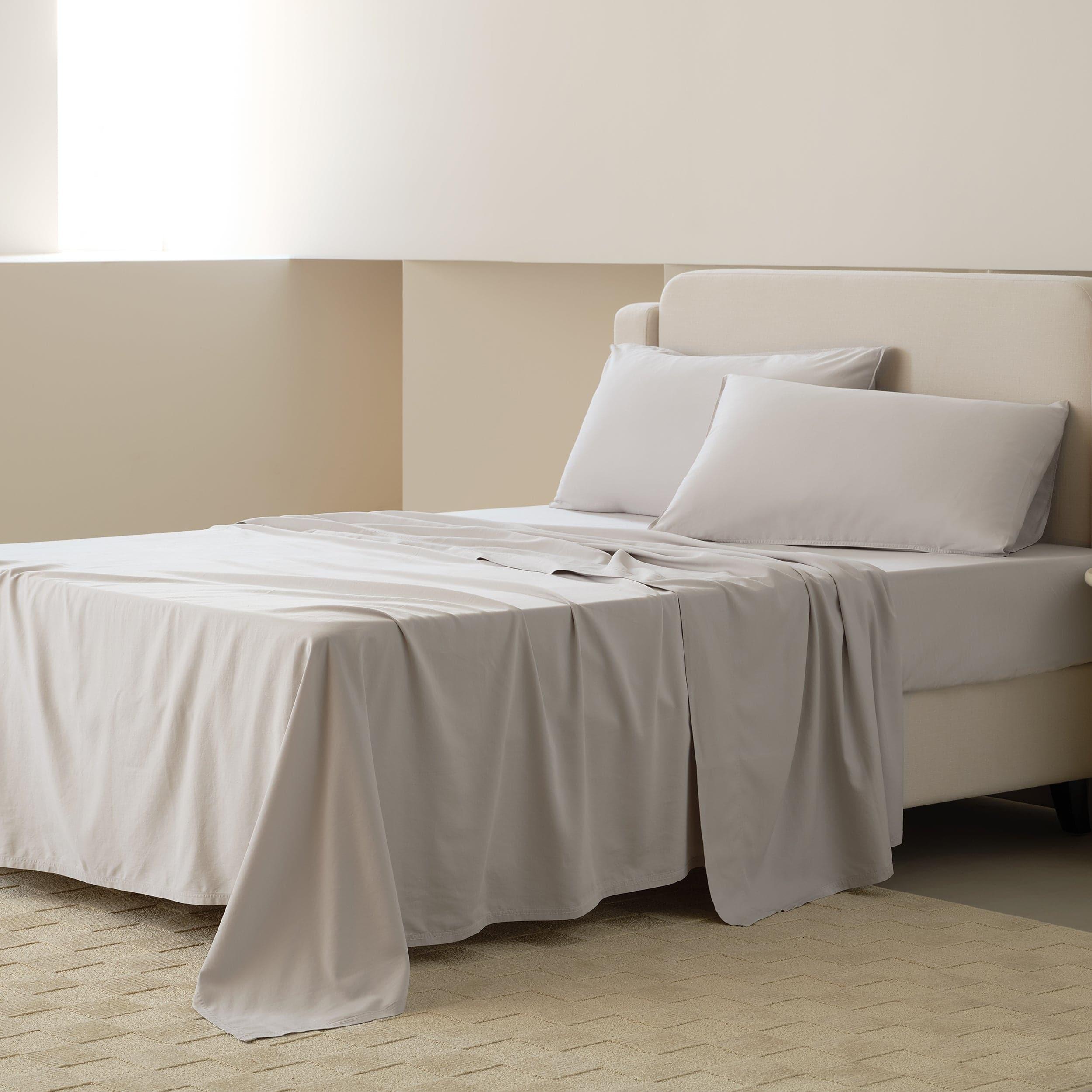 Cotton TENCEL™ Sateen Sheet Set - Double Stitch By Bedsure