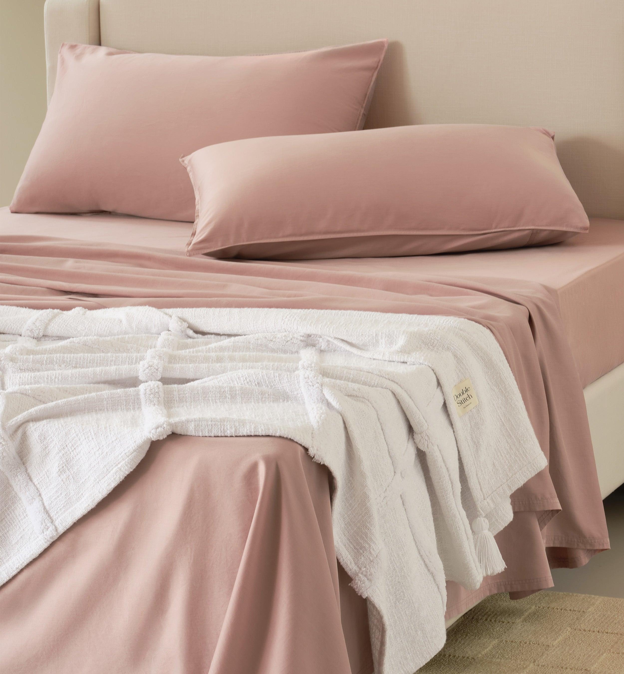 Cotton TENCEL™ Sateen Pillowcases - Double Stitch By Bedsure