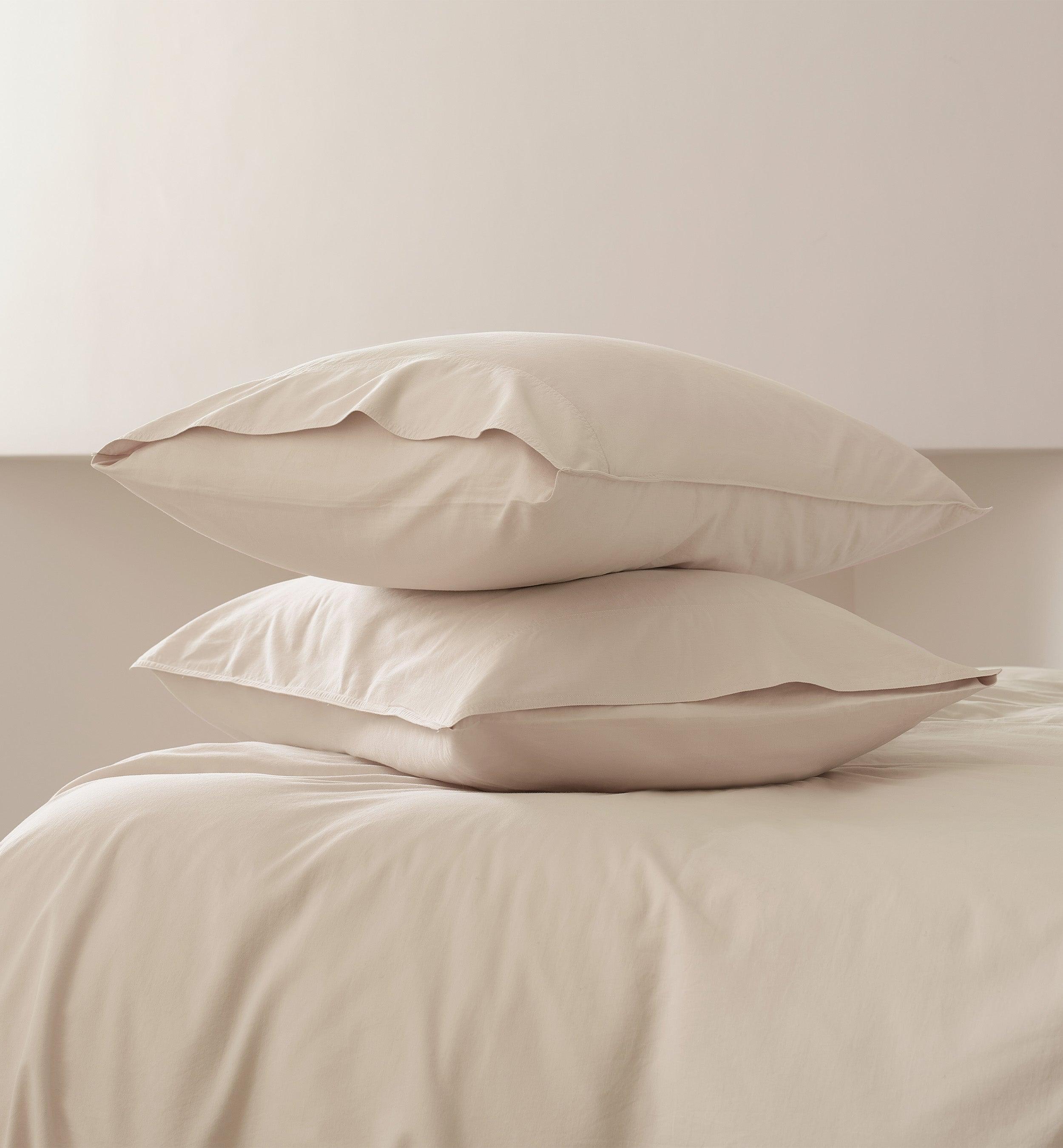 Organic Cotton Sheet Set - Double Stitch By Bedsure