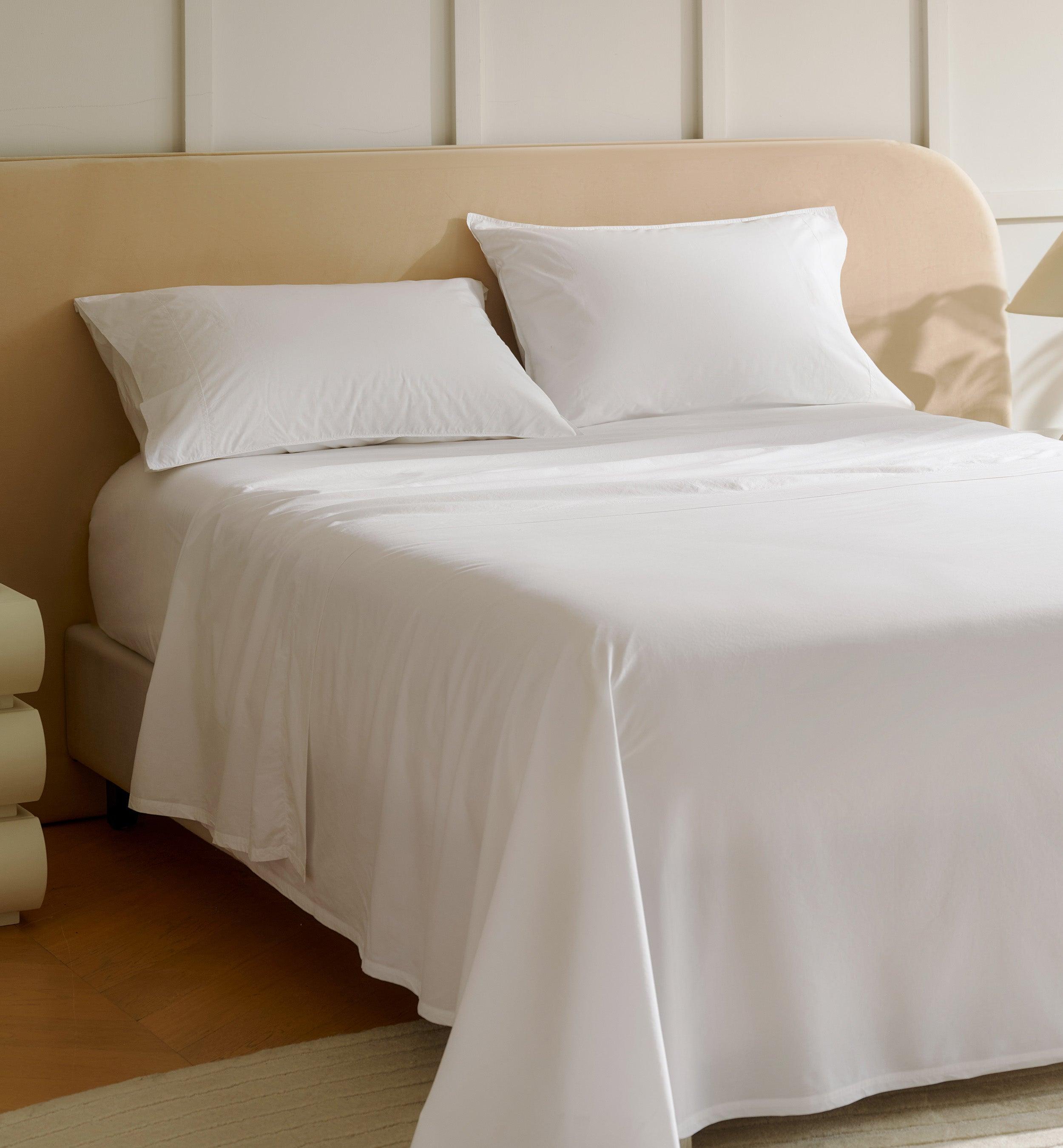 Perfect Blend 6535 Cotton TENCEL™ Percale Sheet Set - Double Stitch By Bedsure