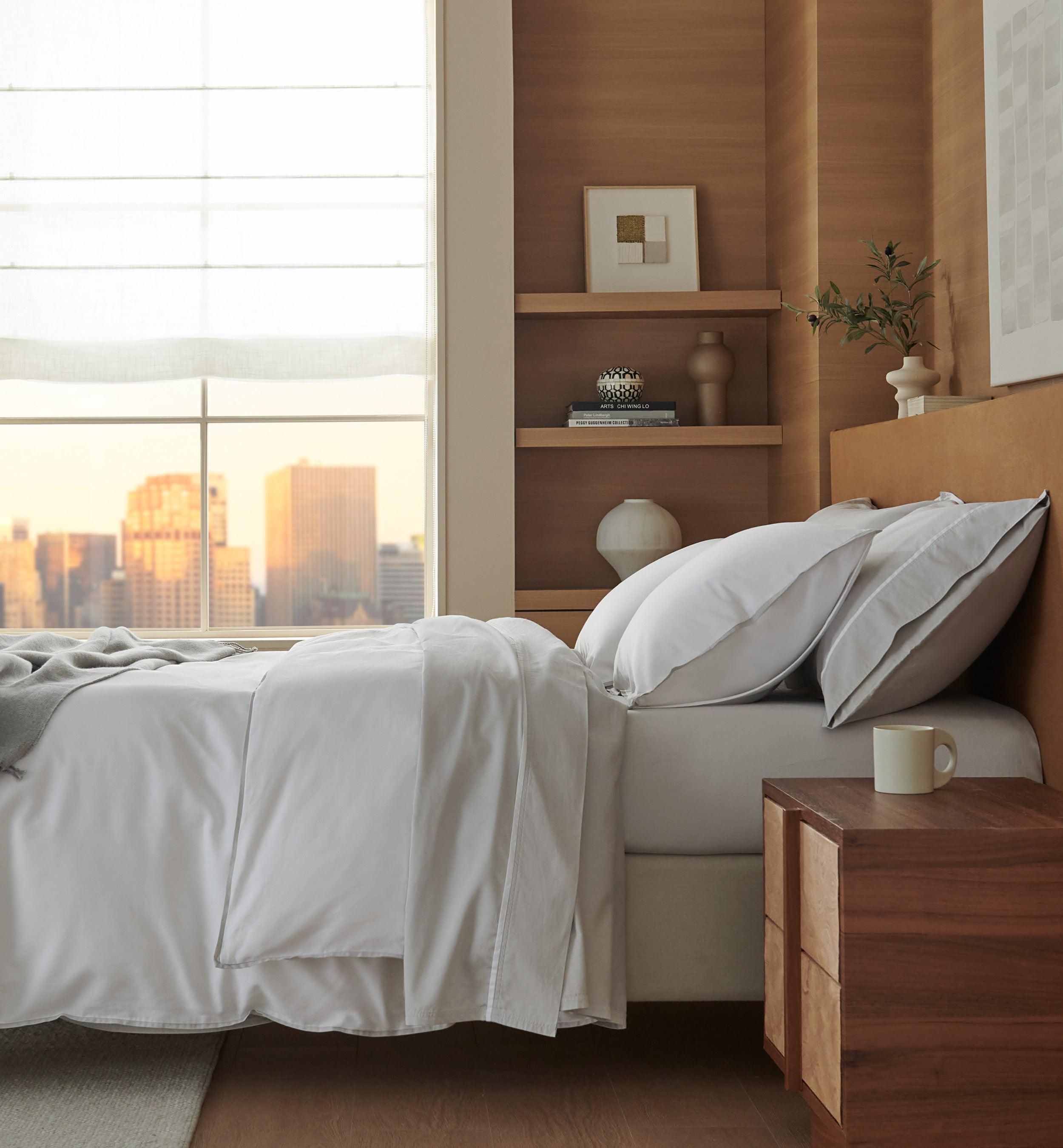 Frame Cotton TENCEL™ Lyocell Sateen Duvet Cover Set