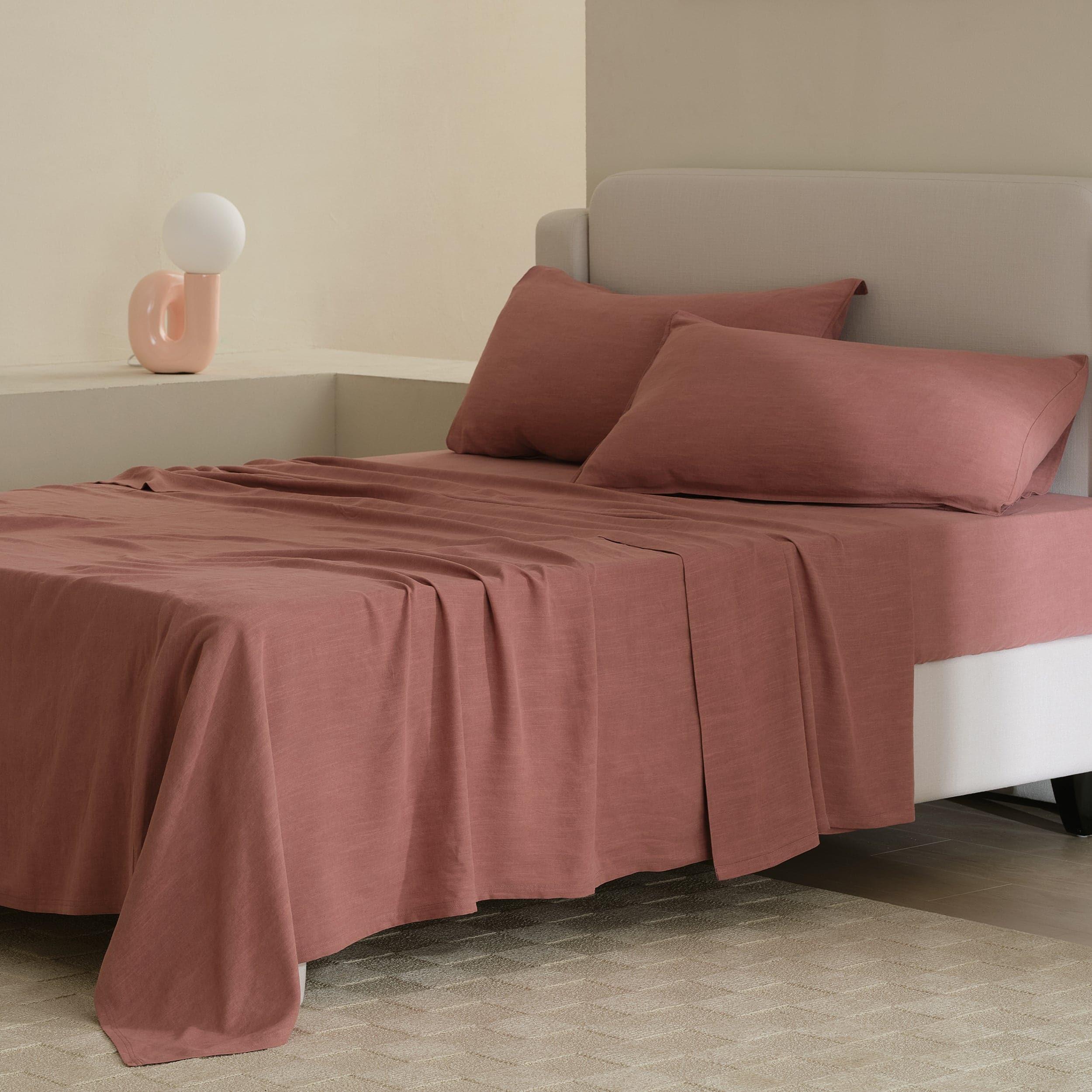 Linen TENCEL™ Lyocell Sheet Set - Double Stitch By Bedsure