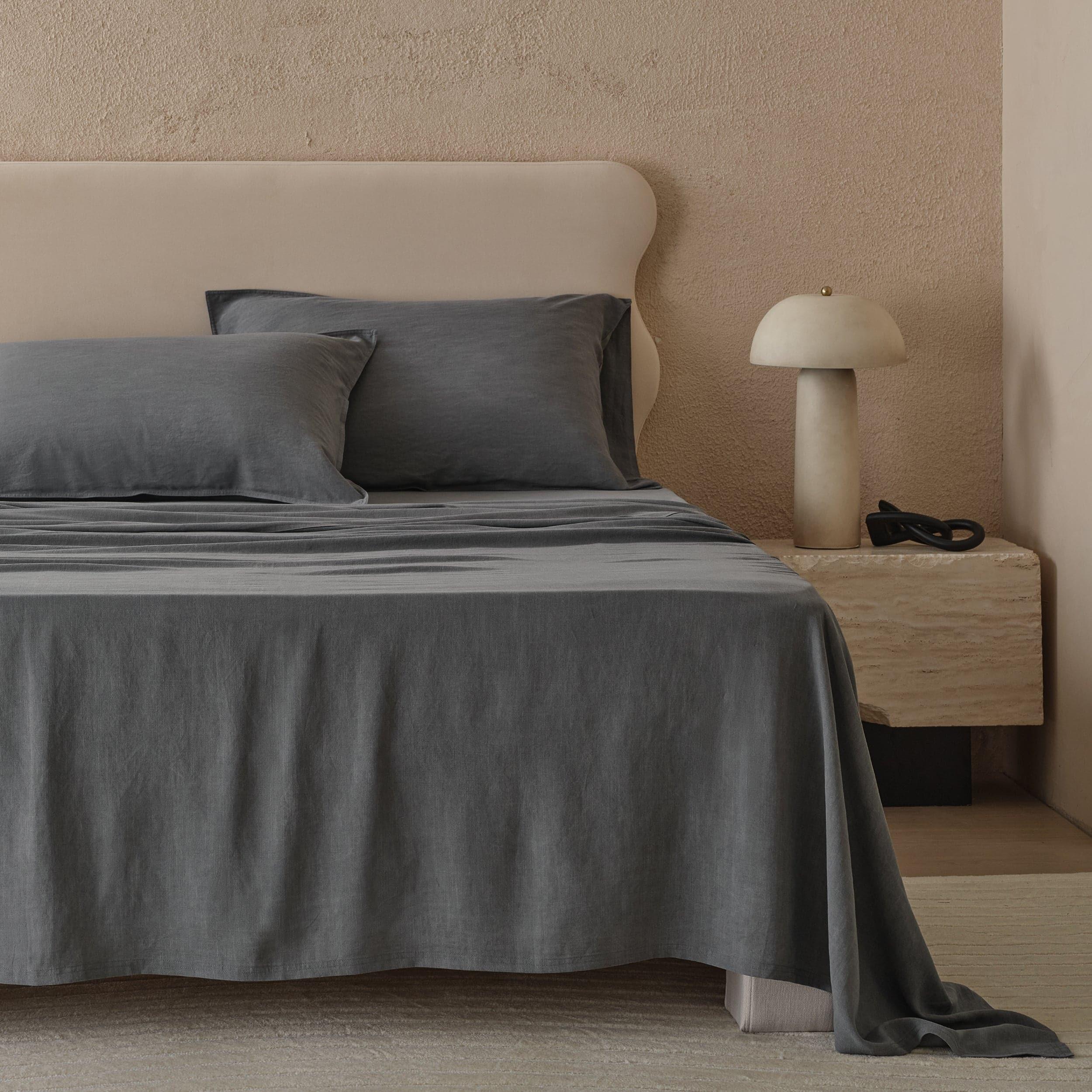 Linen TENCEL™ Lyocell Sheet Set - Double Stitch By Bedsure