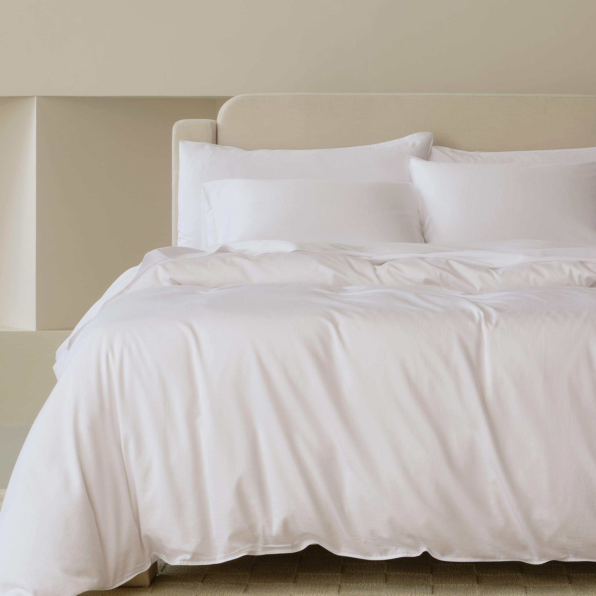 Perfect Blend 6535 Cotton TENCEL™ Sateen Duvet Cover Set - Double Stitch By Bedsure