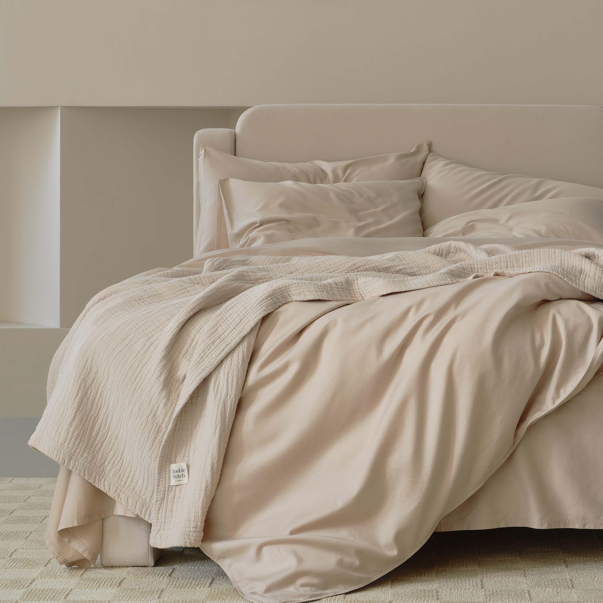 Perfect Blend 6535 Cotton TENCEL™ Sateen Duvet Cover Set - Double Stitch By Bedsure