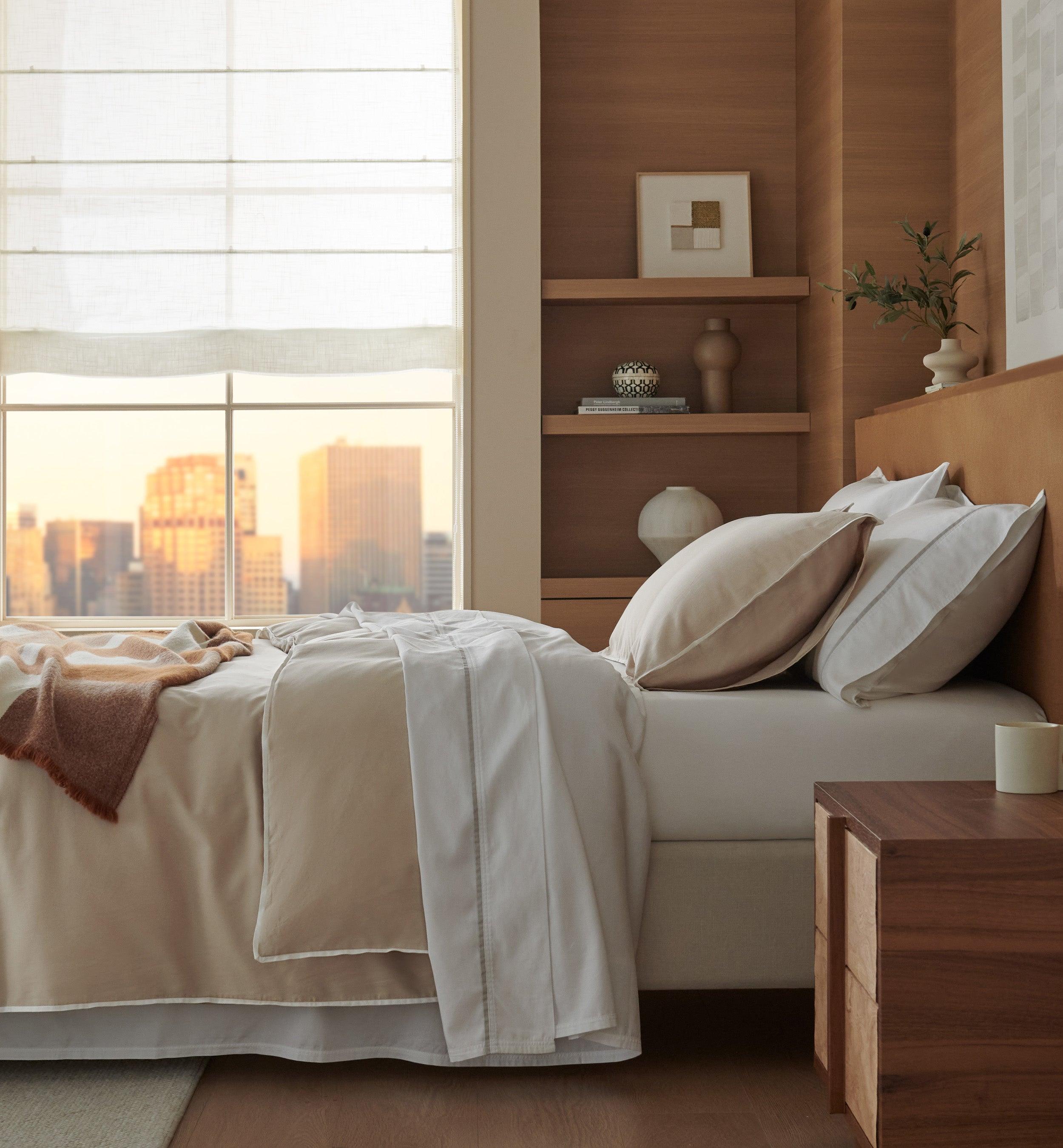 Frame Cotton TENCEL™ Lyocell Sateen Duvet Cover Set