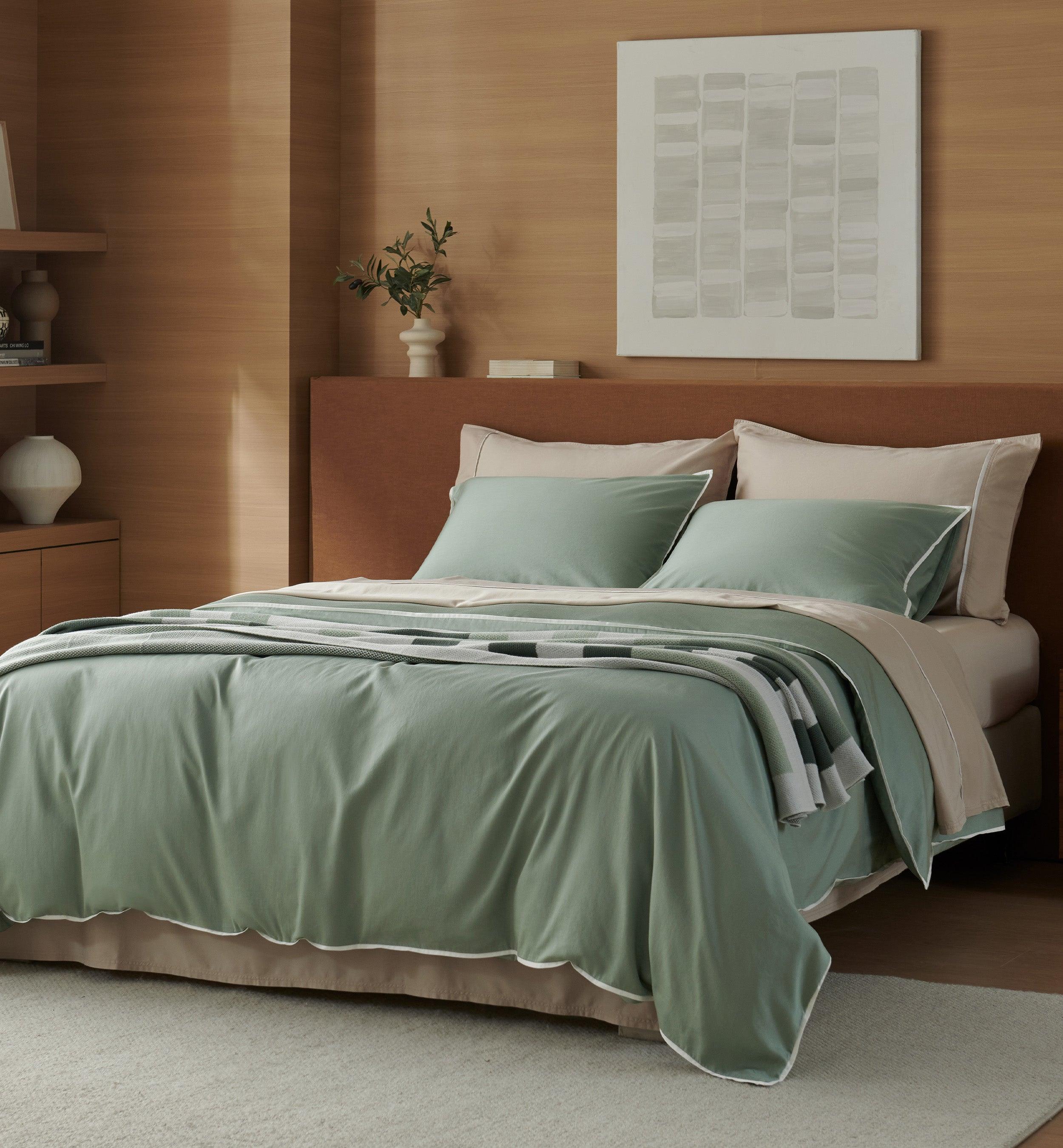 Frame Cotton TENCEL™ Lyocell Sateen Duvet Cover Set
