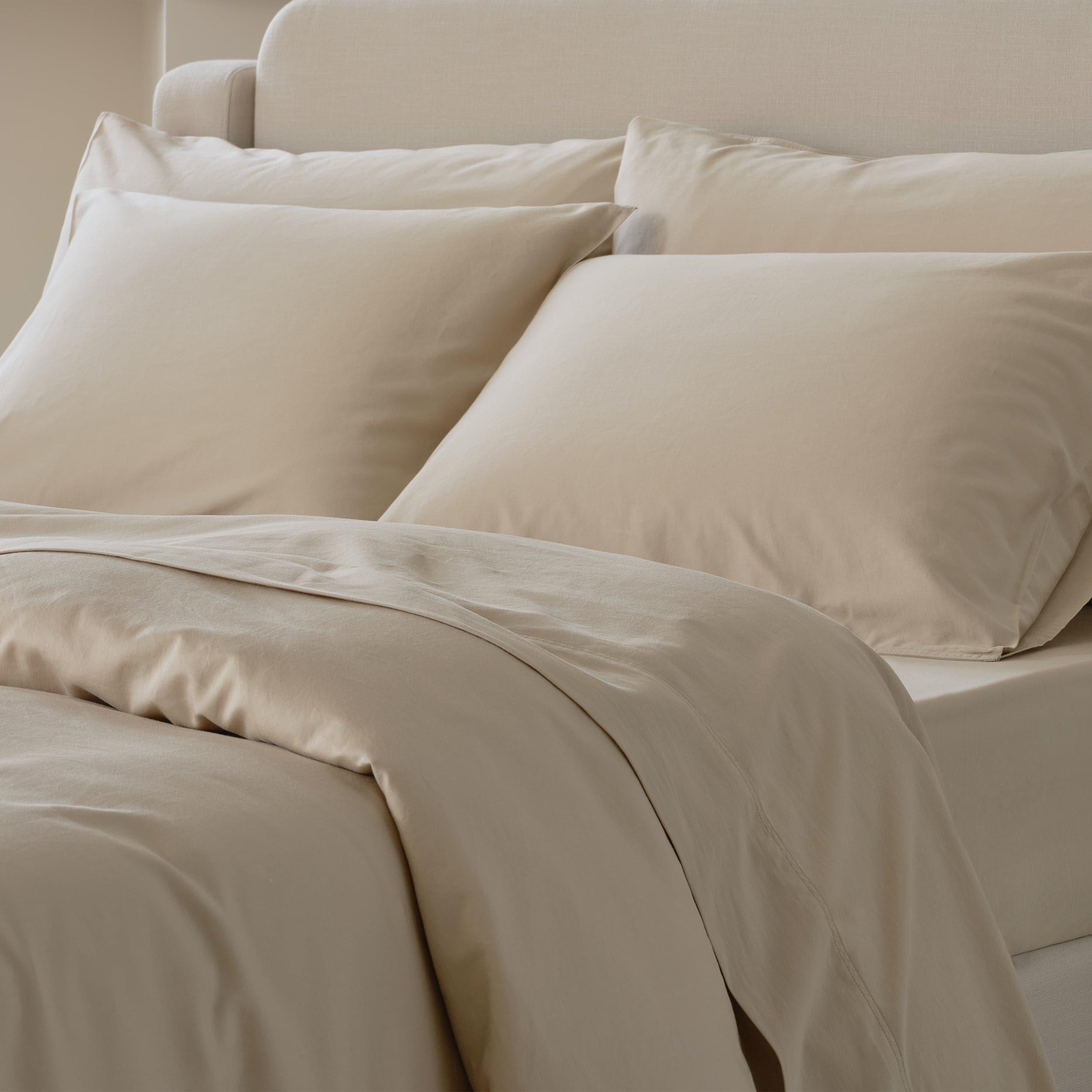 Perfect Blend 6535 Cotton TENCEL™ Sateen Duvet Cover Set - Double Stitch By Bedsure