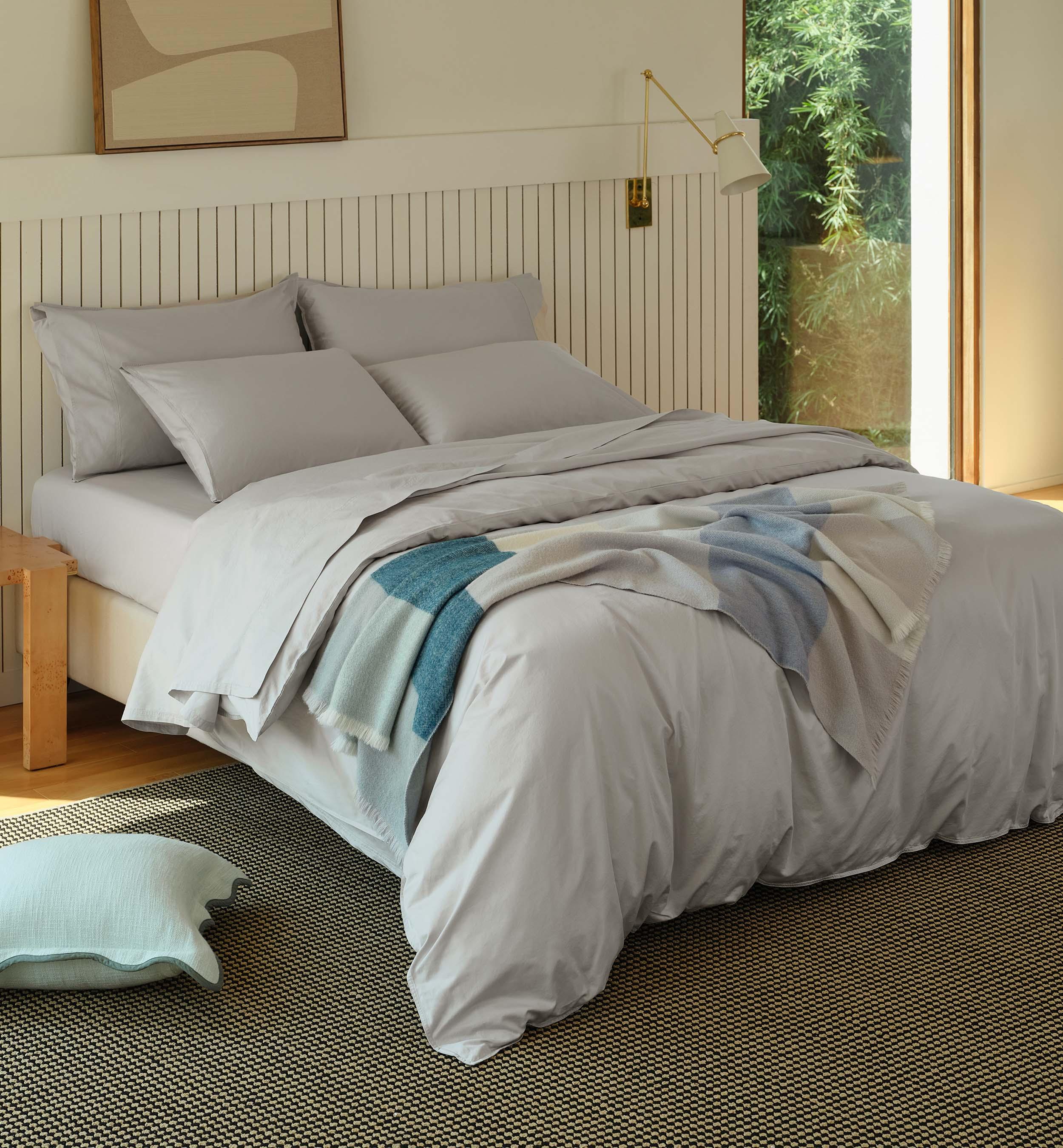 Pure Supima Cotton Sateen Duvet Cover Set