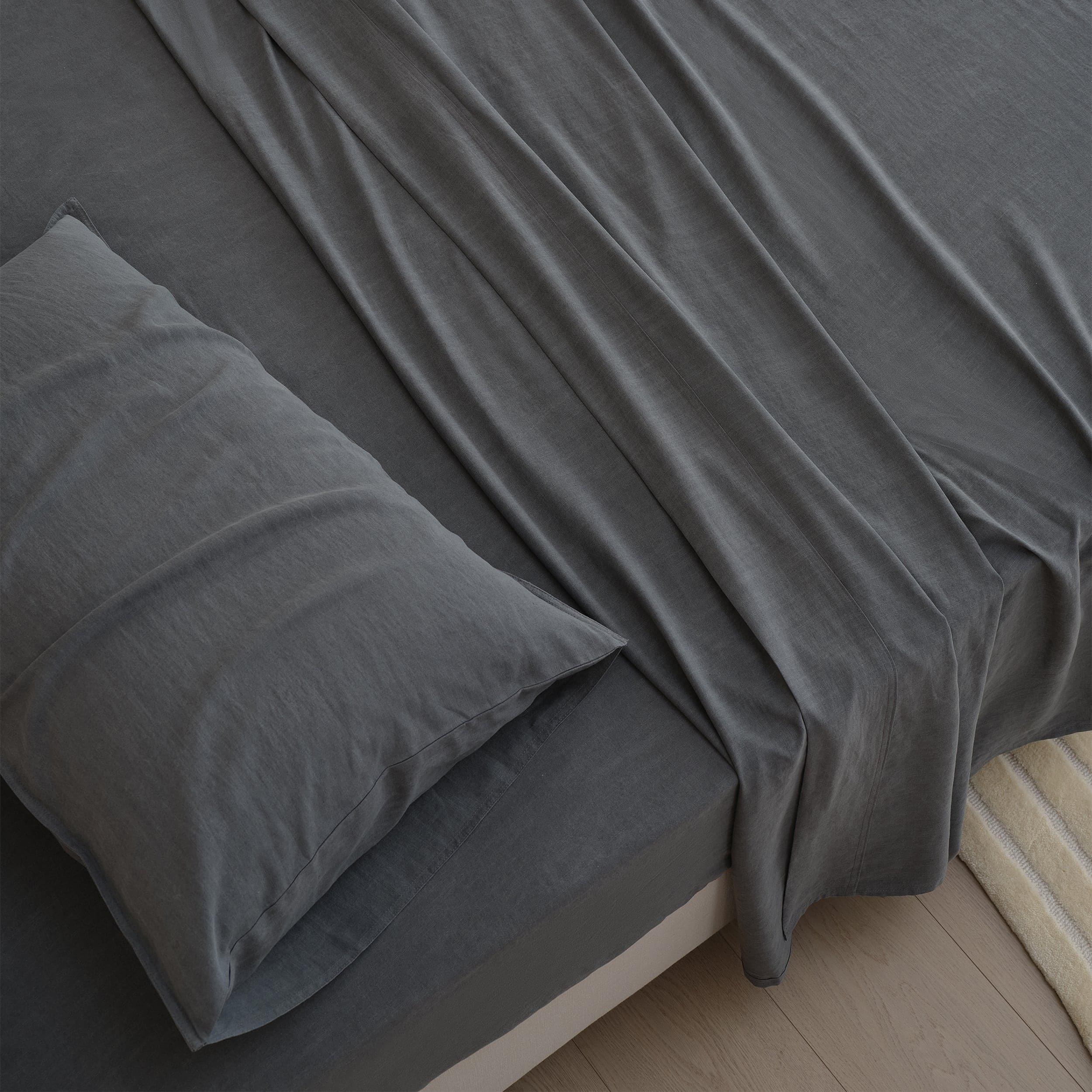 Linen TENCEL™ Lyocell Sheet Set - Double Stitch By Bedsure