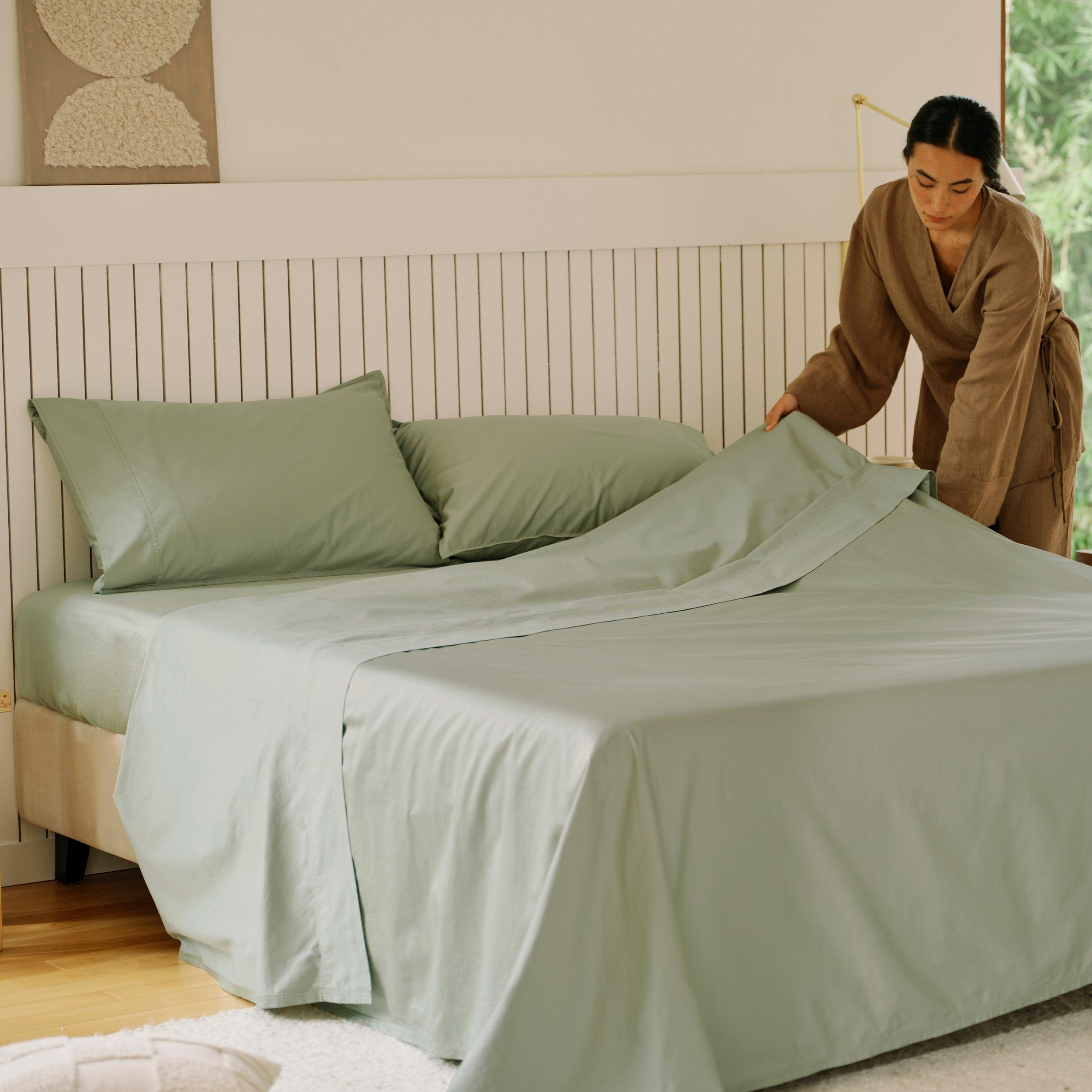Pure Supima Cotton Sateen Sheet Set