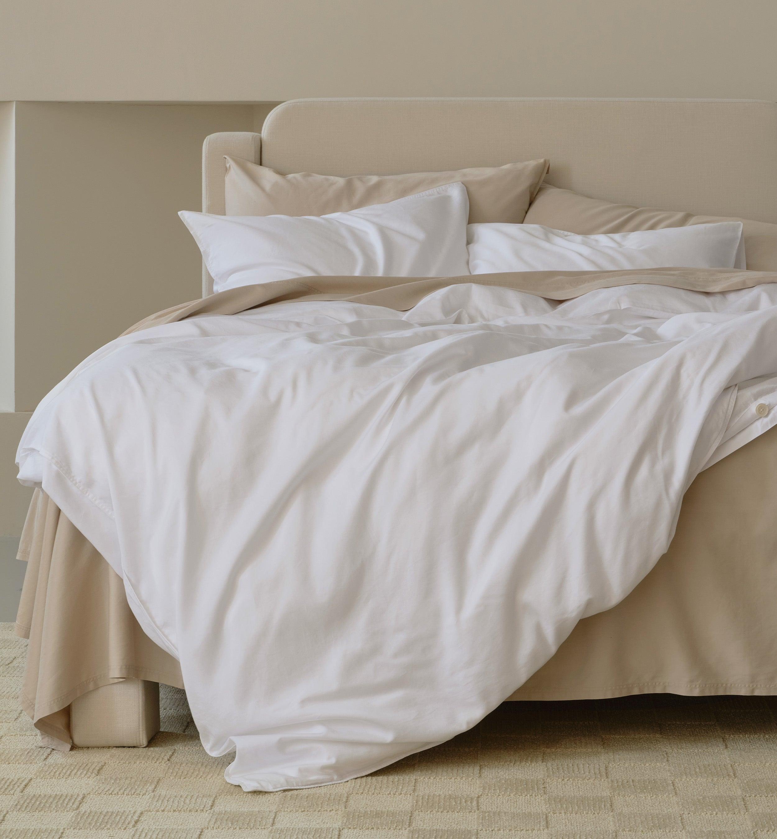 Perfect Blend 6535 Cotton TENCEL™ Sateen Duvet Cover Set - Double Stitch By Bedsure