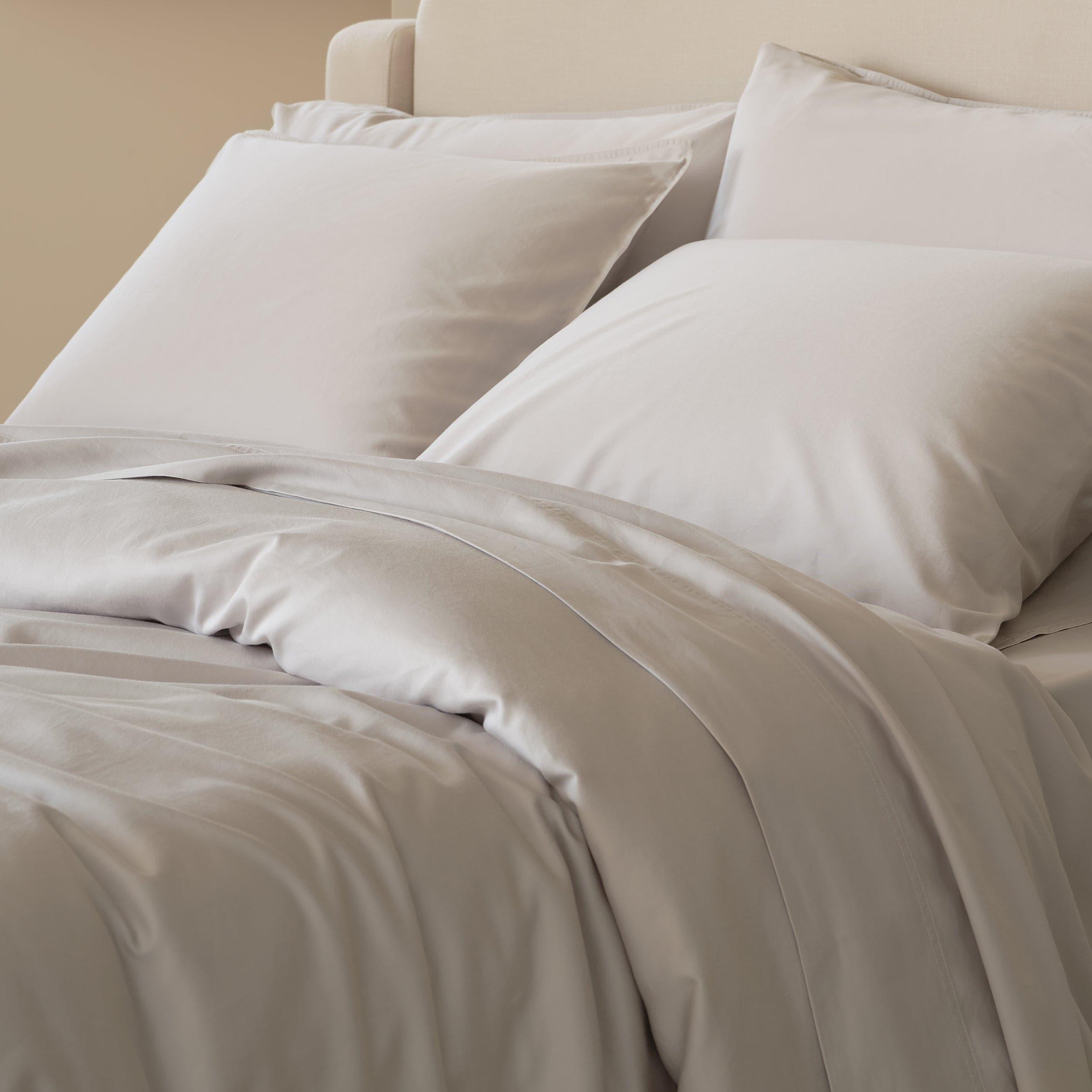 Perfect Blend 6535 Cotton TENCEL™ Sateen Duvet Cover Set - Double Stitch By Bedsure