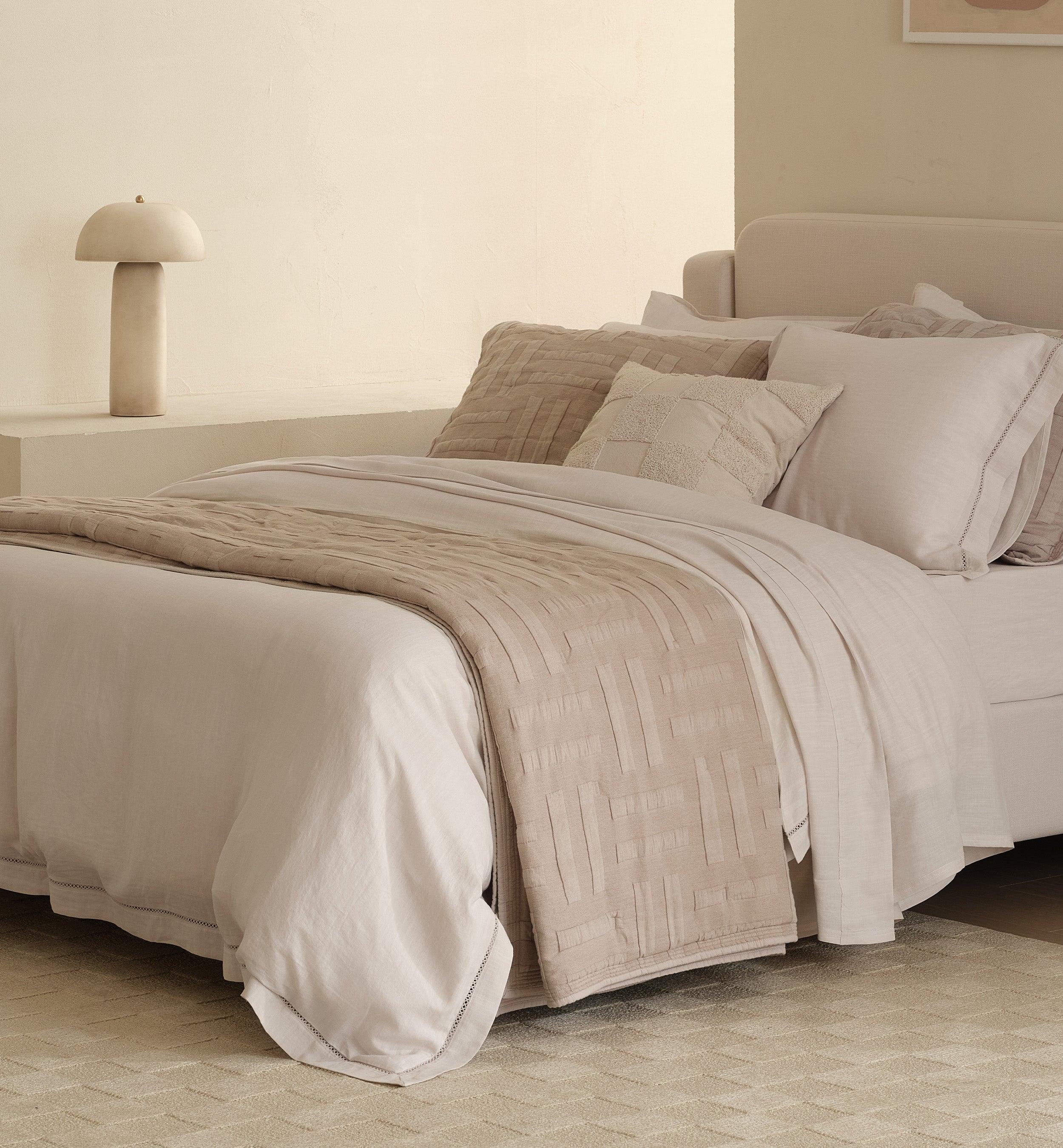 Linen TENCEL™ Lyocell Duvet Cover Set - Double Stitch By Bedsure