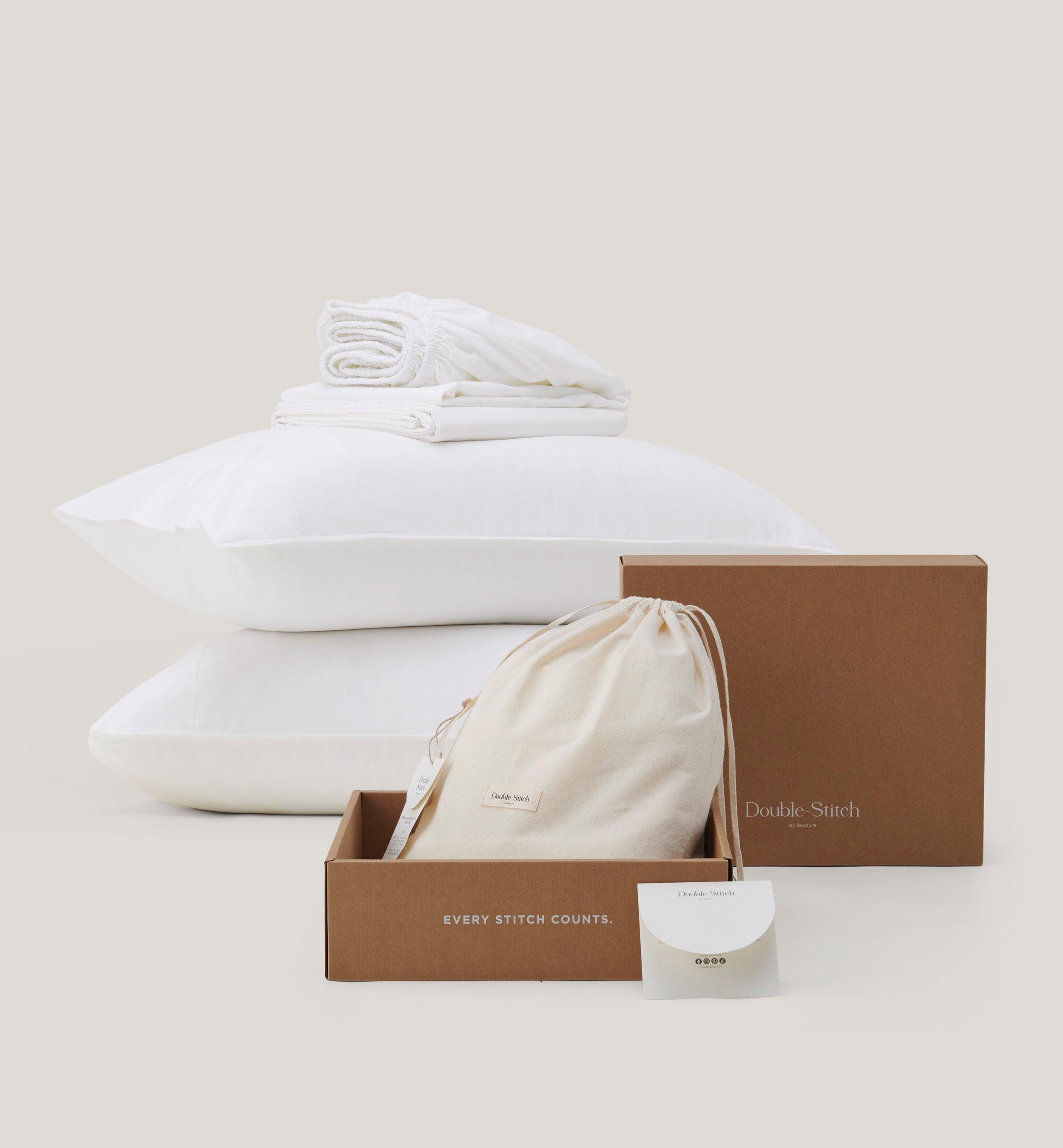 Perfect Blend 6535 Cotton TENCEL™ Percale Sheet Set - Double Stitch By Bedsure