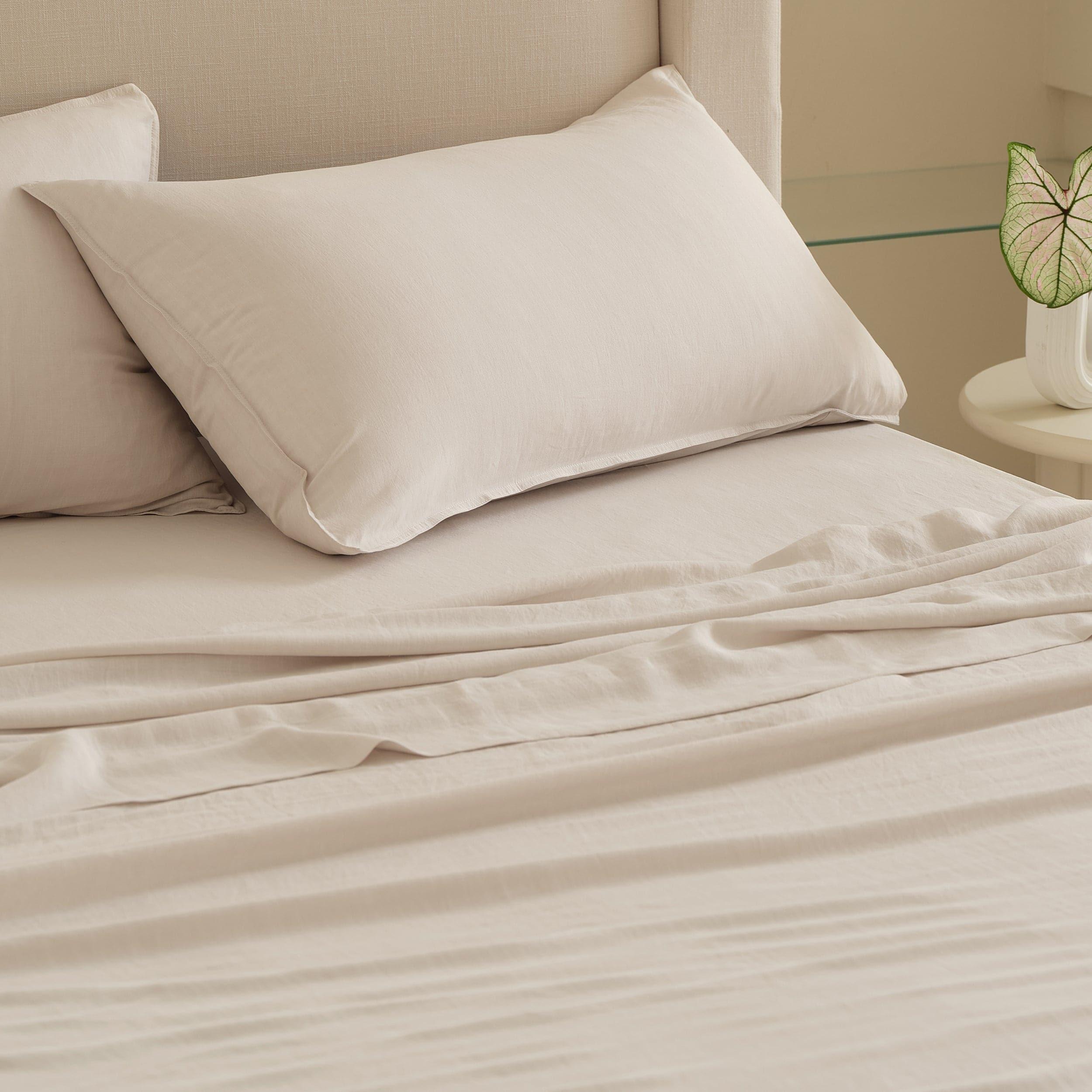 Linen TENCEL™ Lyocell Sheet Set - Double Stitch By Bedsure