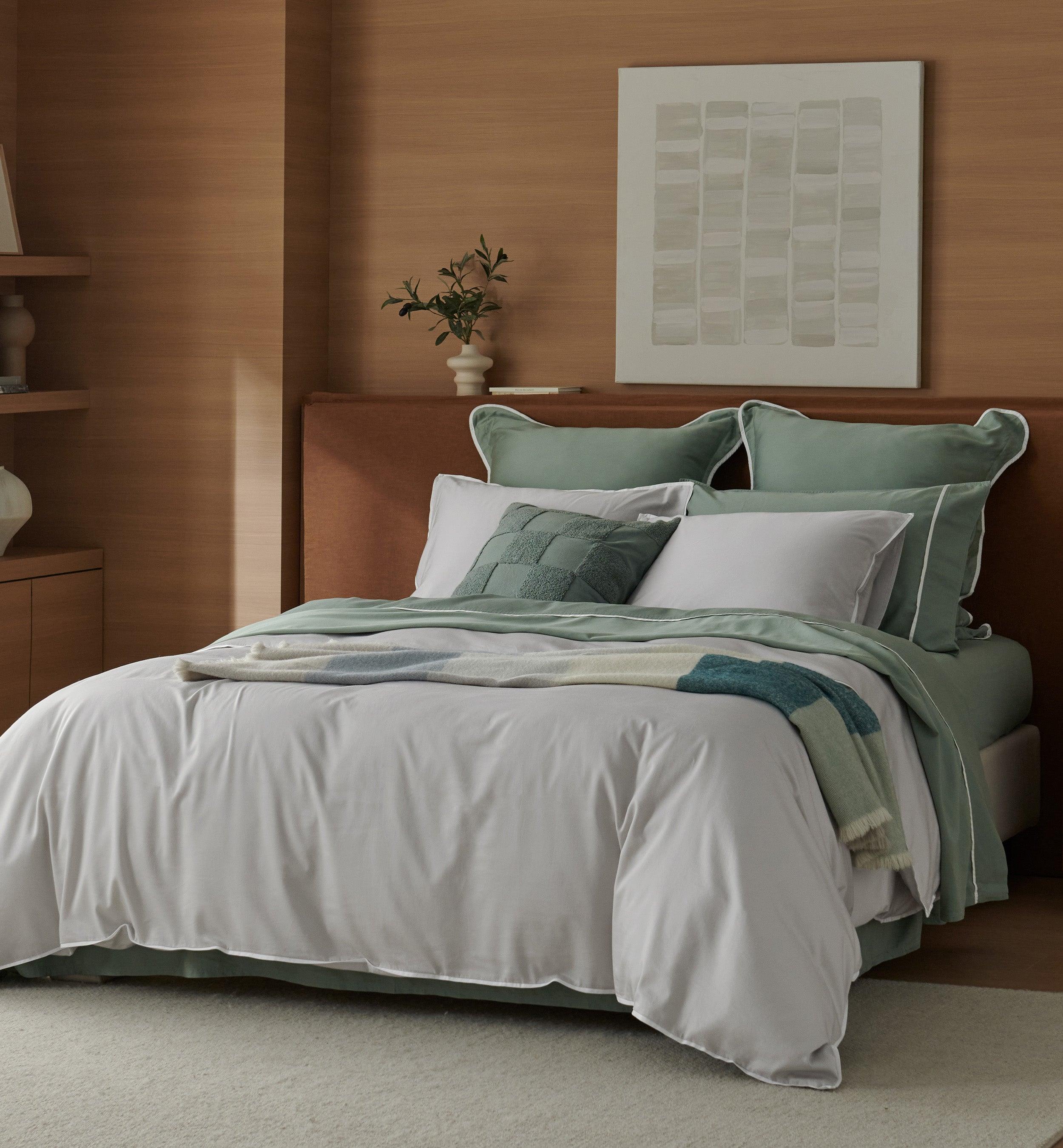 Frame Cotton TENCEL™ Lyocell Sateen Duvet Cover Set
