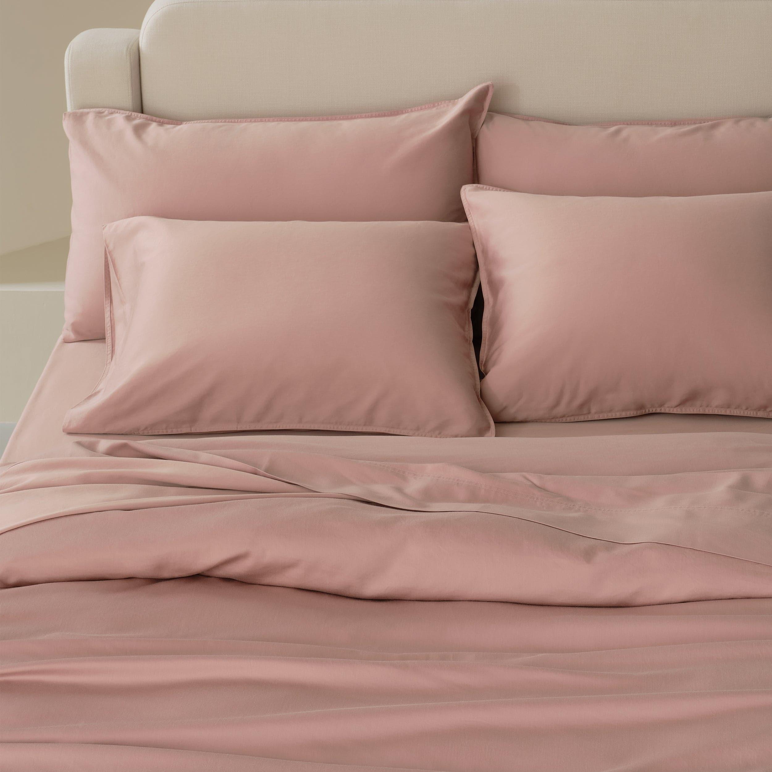 Perfect Blend 6535 Cotton TENCEL™ Sateen Duvet Cover Set - Double Stitch By Bedsure