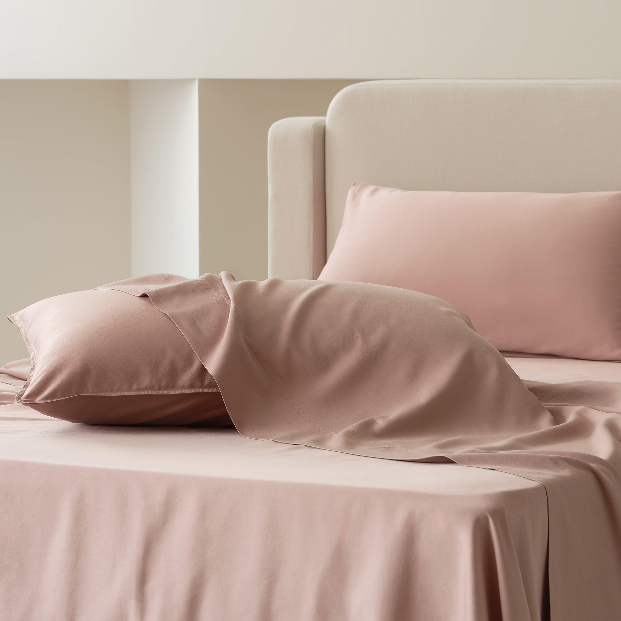 Cotton TENCEL™ Sateen Sheet Set - Double Stitch By Bedsure