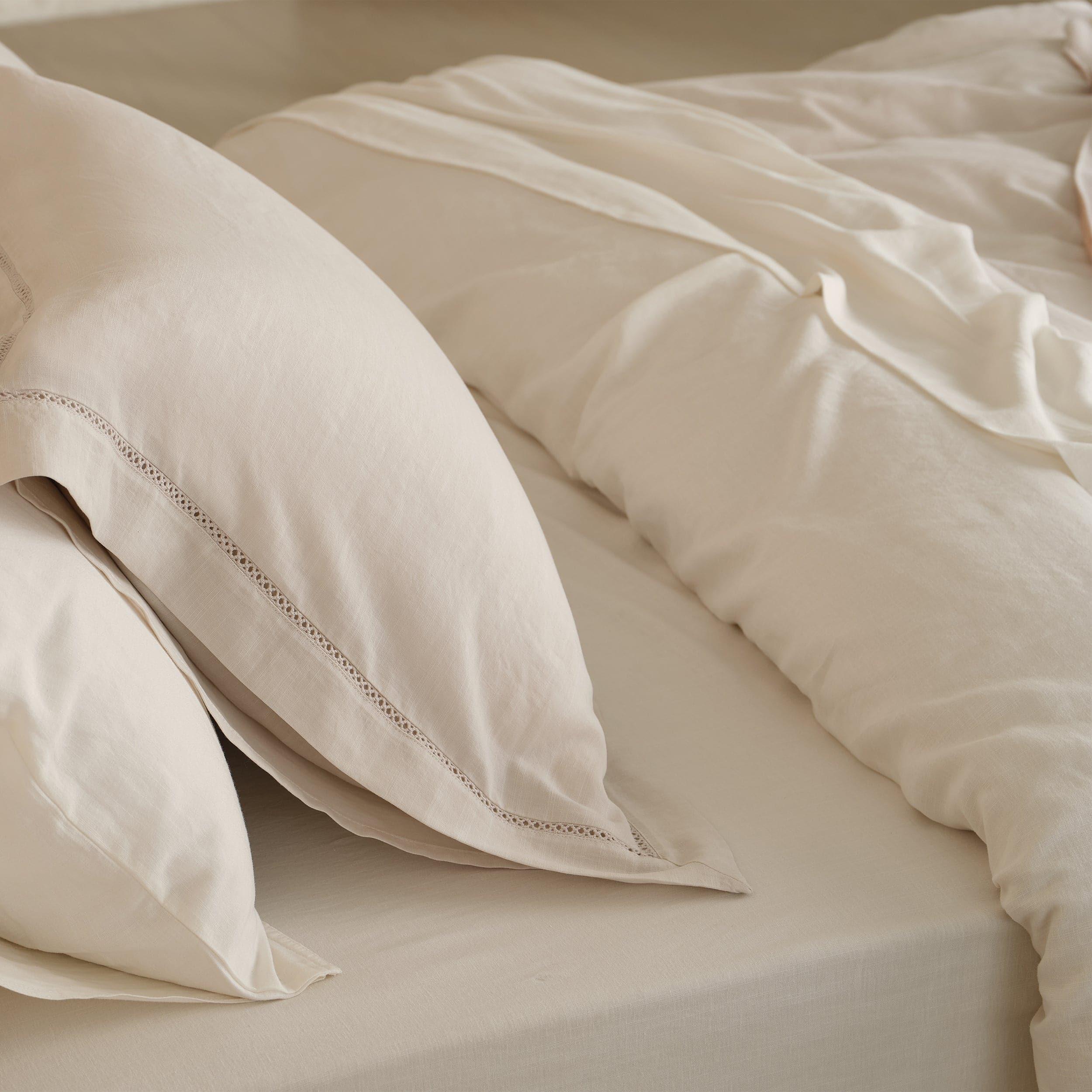 Linen TENCEL™ Lyocell Duvet Cover Set - Double Stitch By Bedsure