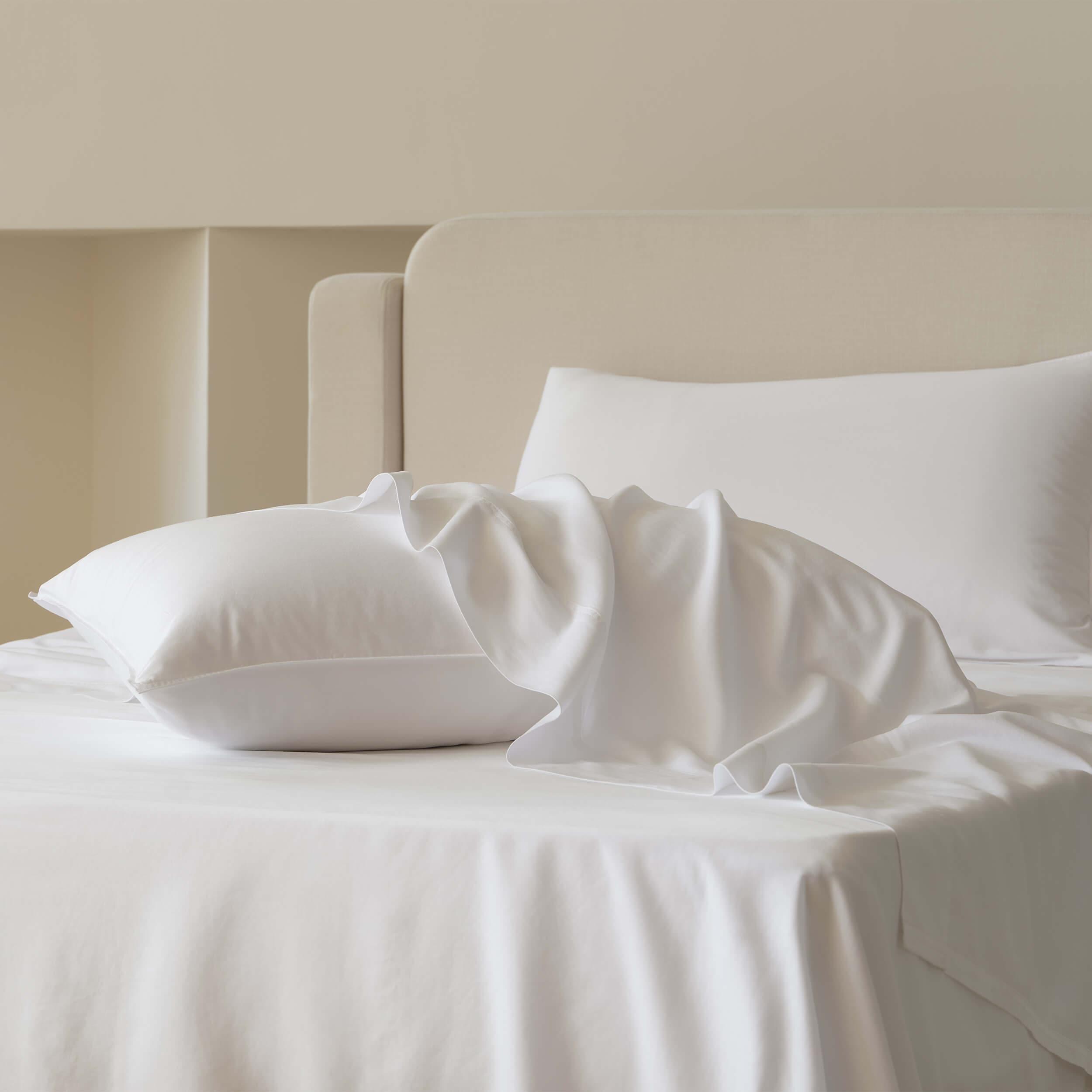 Cotton TENCEL™ Sateen Sheet Set - Double Stitch By Bedsure