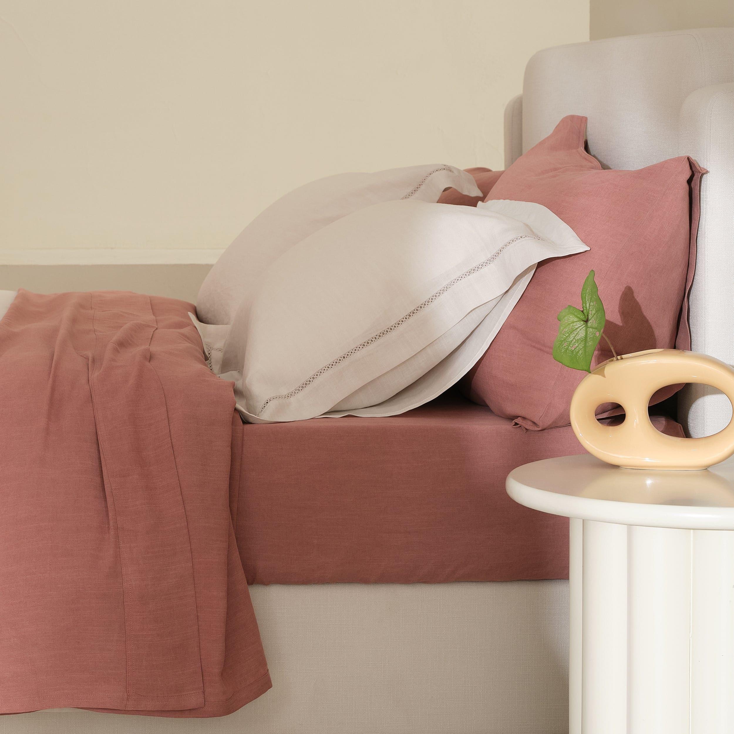 Linen TENCEL™ Lyocell Sheet Set - Double Stitch By Bedsure