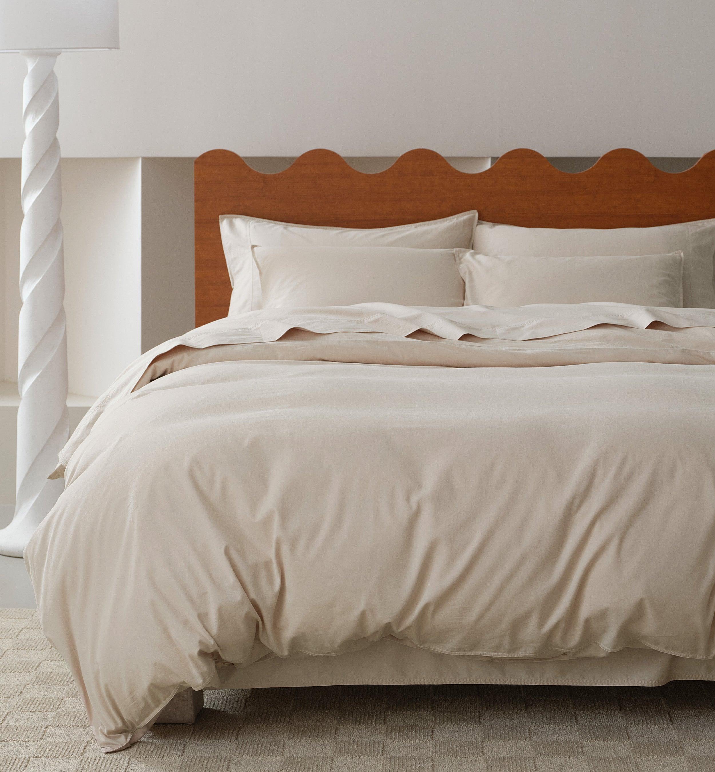Organic Cotton Duvet Cover Set - Double Stitch By Bedsure