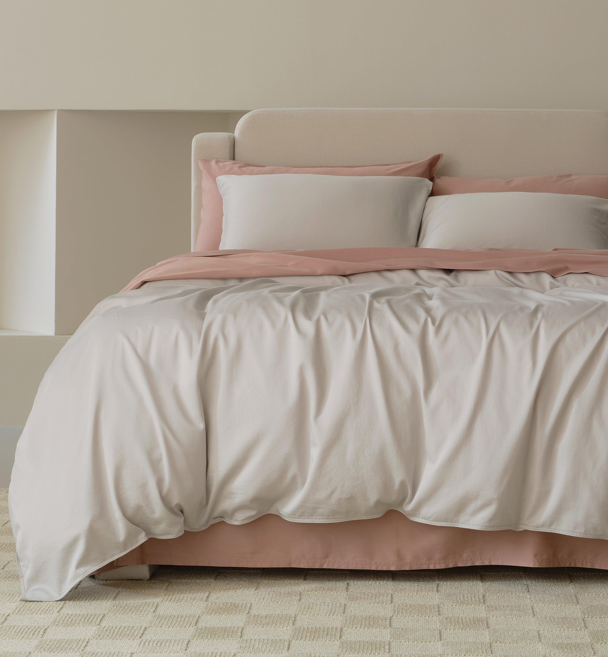 Perfect Blend 6535 Cotton TENCEL™ Sateen Duvet Cover Set - Double Stitch By Bedsure