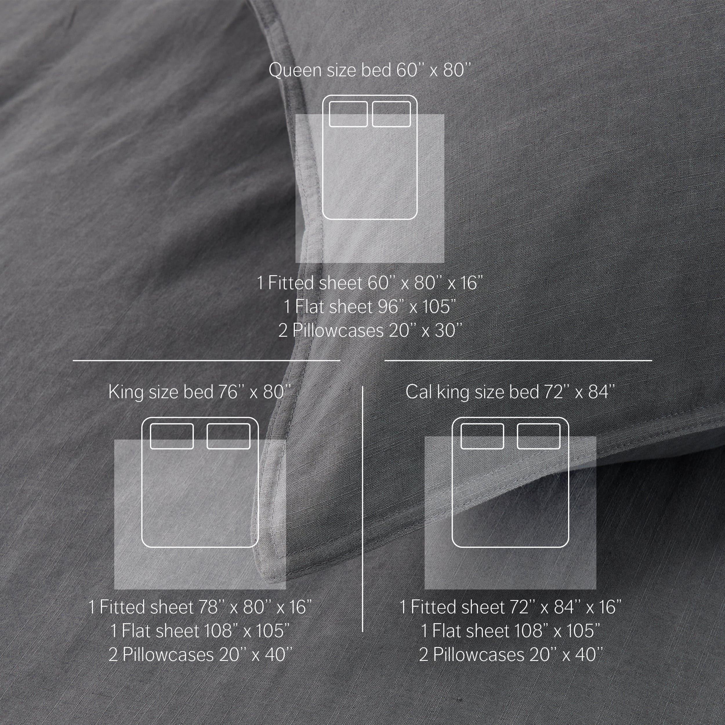Linen TENCEL™ Lyocell Sheet Set - Double Stitch By Bedsure
