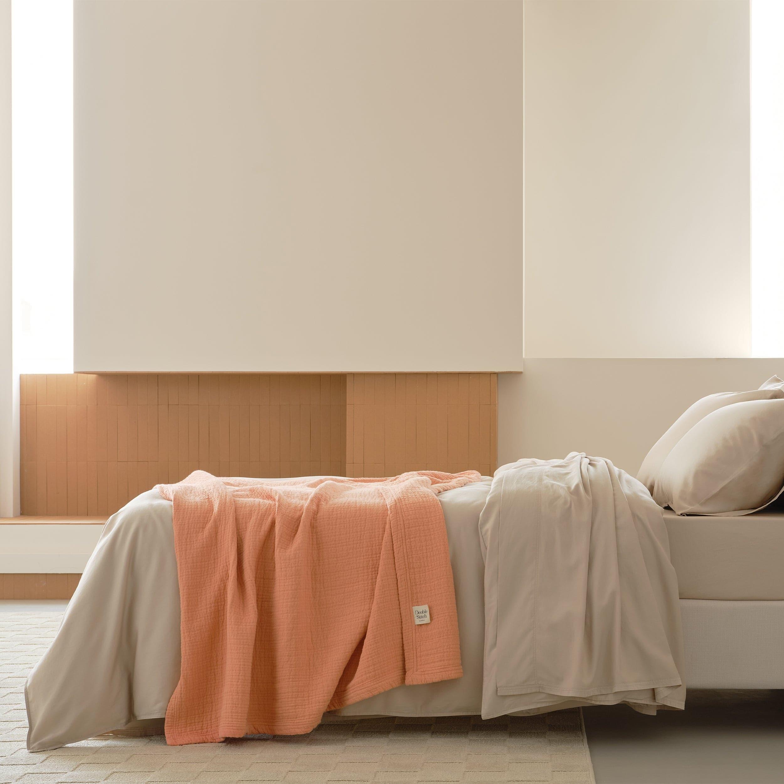 Perfect Blend 6535 Cotton TENCEL™ Sateen Duvet Cover Set - Double Stitch By Bedsure