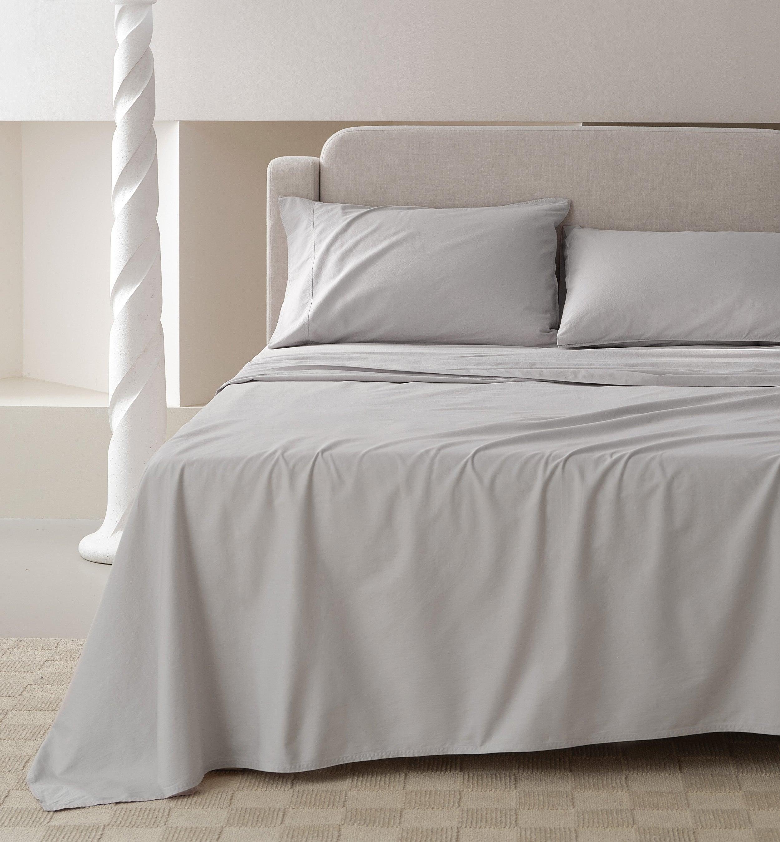 Organic Cotton Sheet Set - Double Stitch By Bedsure