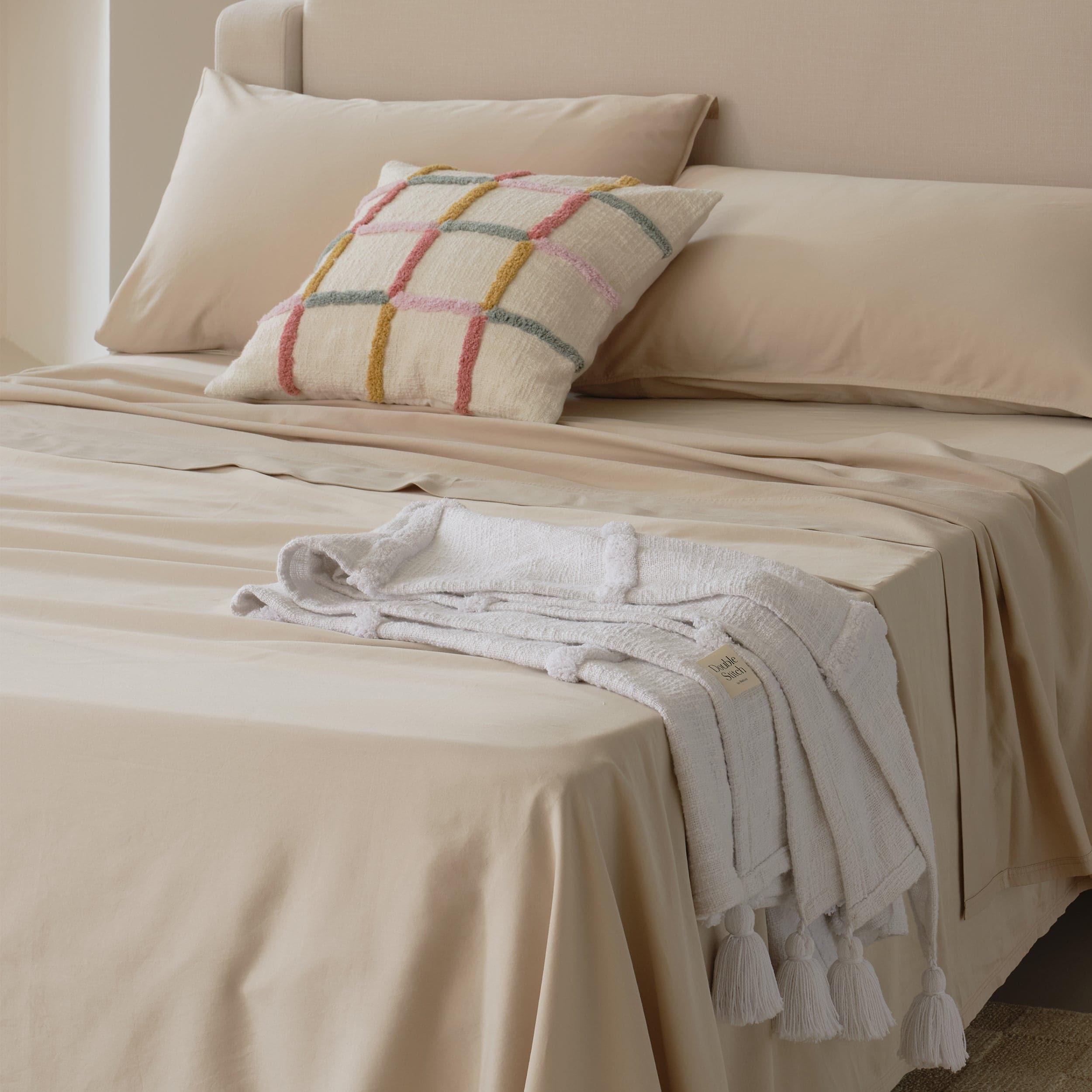 Cotton TENCEL™ Sateen Sheet Set - Double Stitch By Bedsure