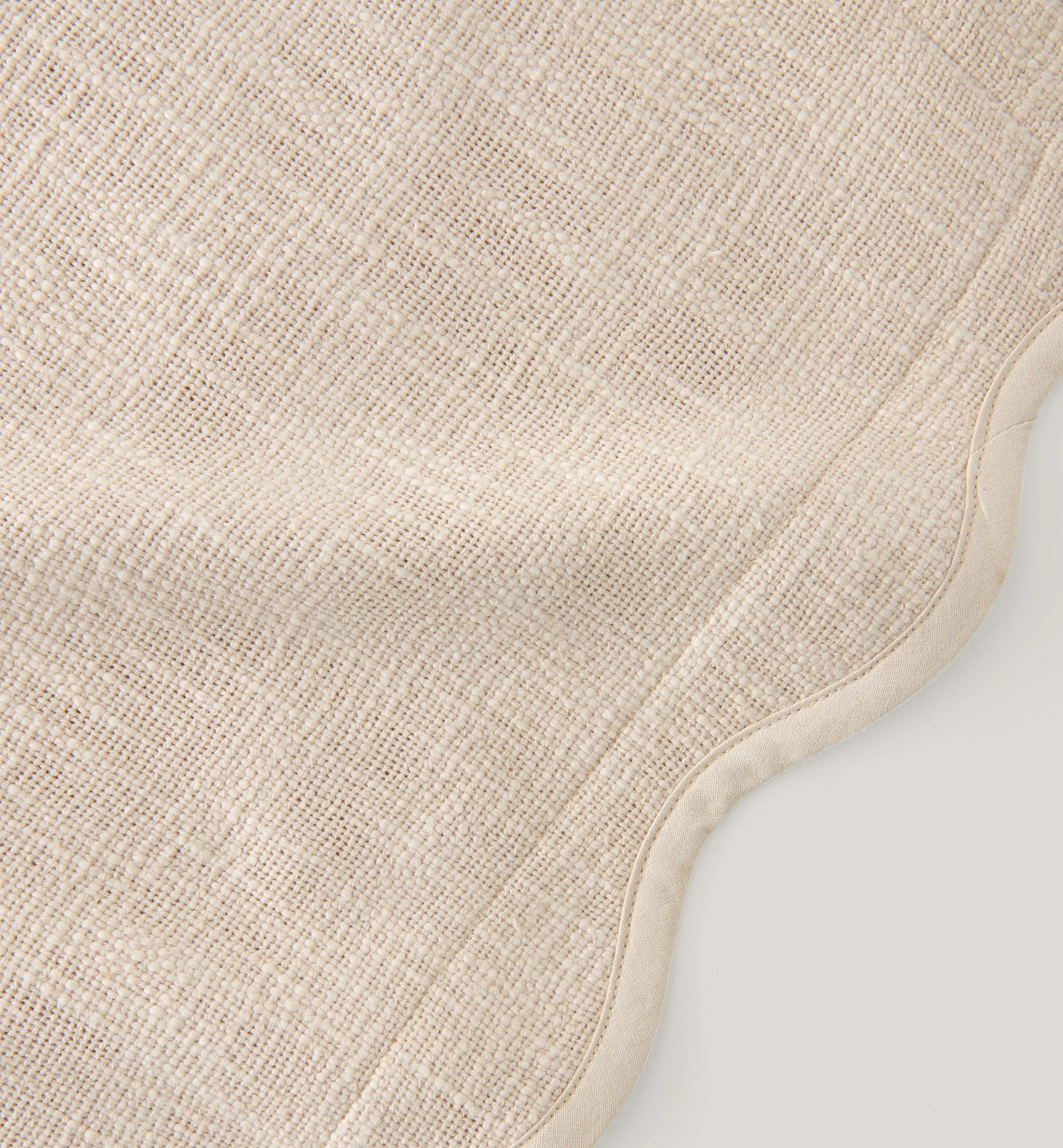 Cotton Scalloped Throw Pillow Cover - Double Stitch By Bedsure