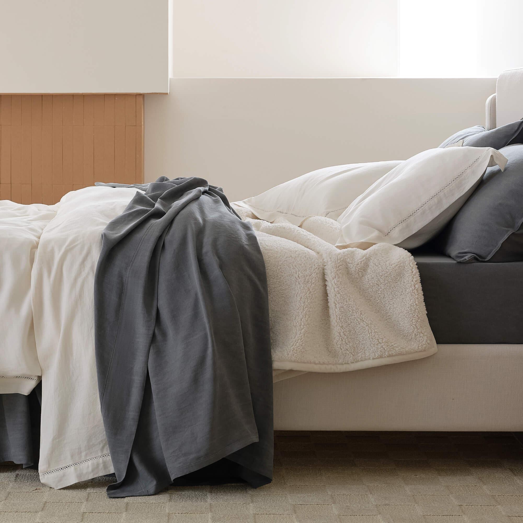 Linen TENCEL™ Lyocell Duvet Cover Set - Double Stitch By Bedsure