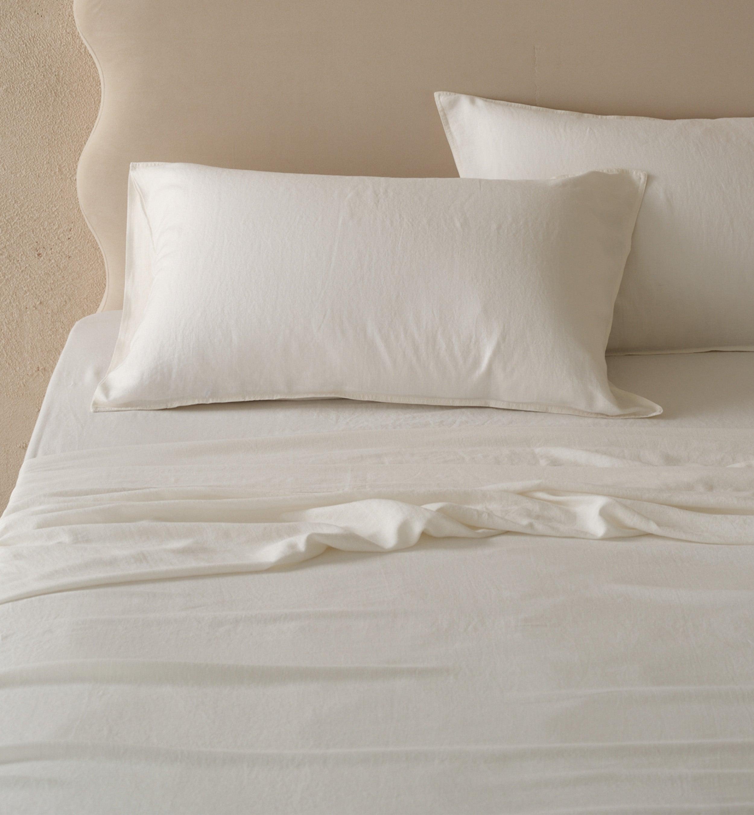 Linen TENCEL™ Lyocell Sheet Set - Double Stitch By Bedsure